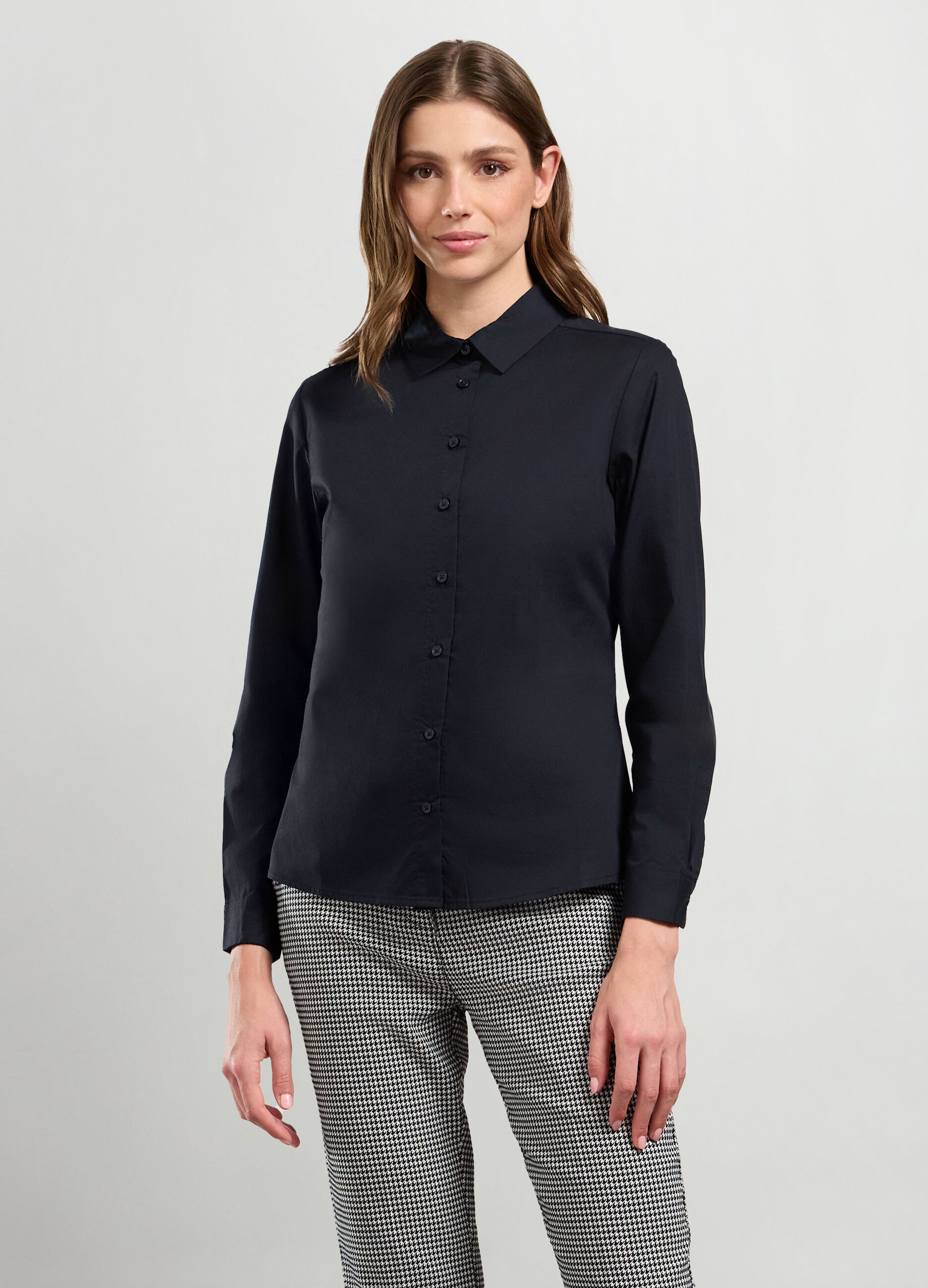 Camicia in poli-cotton donna_0