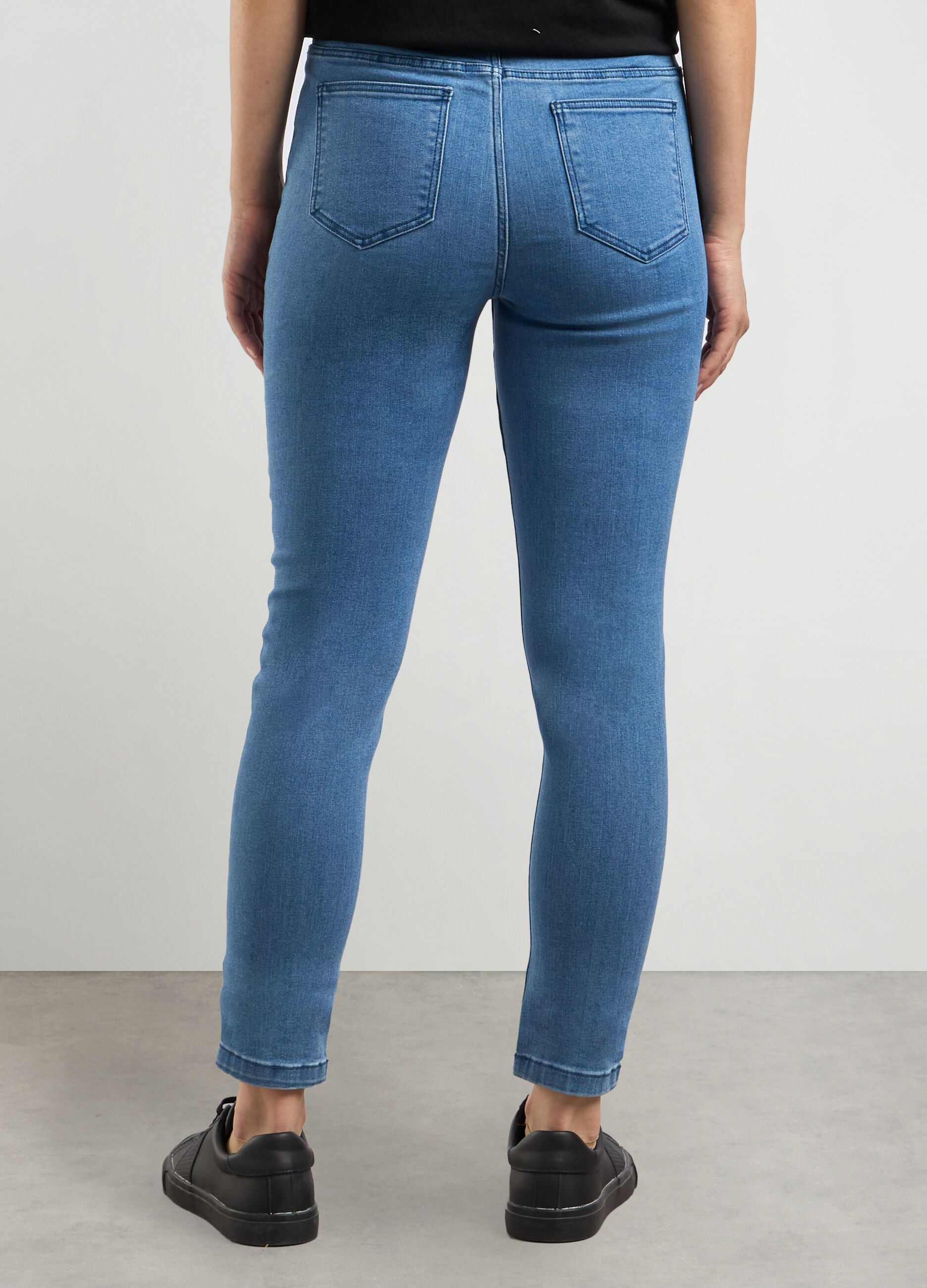 Jeggings in misto cotone stretch donna_1