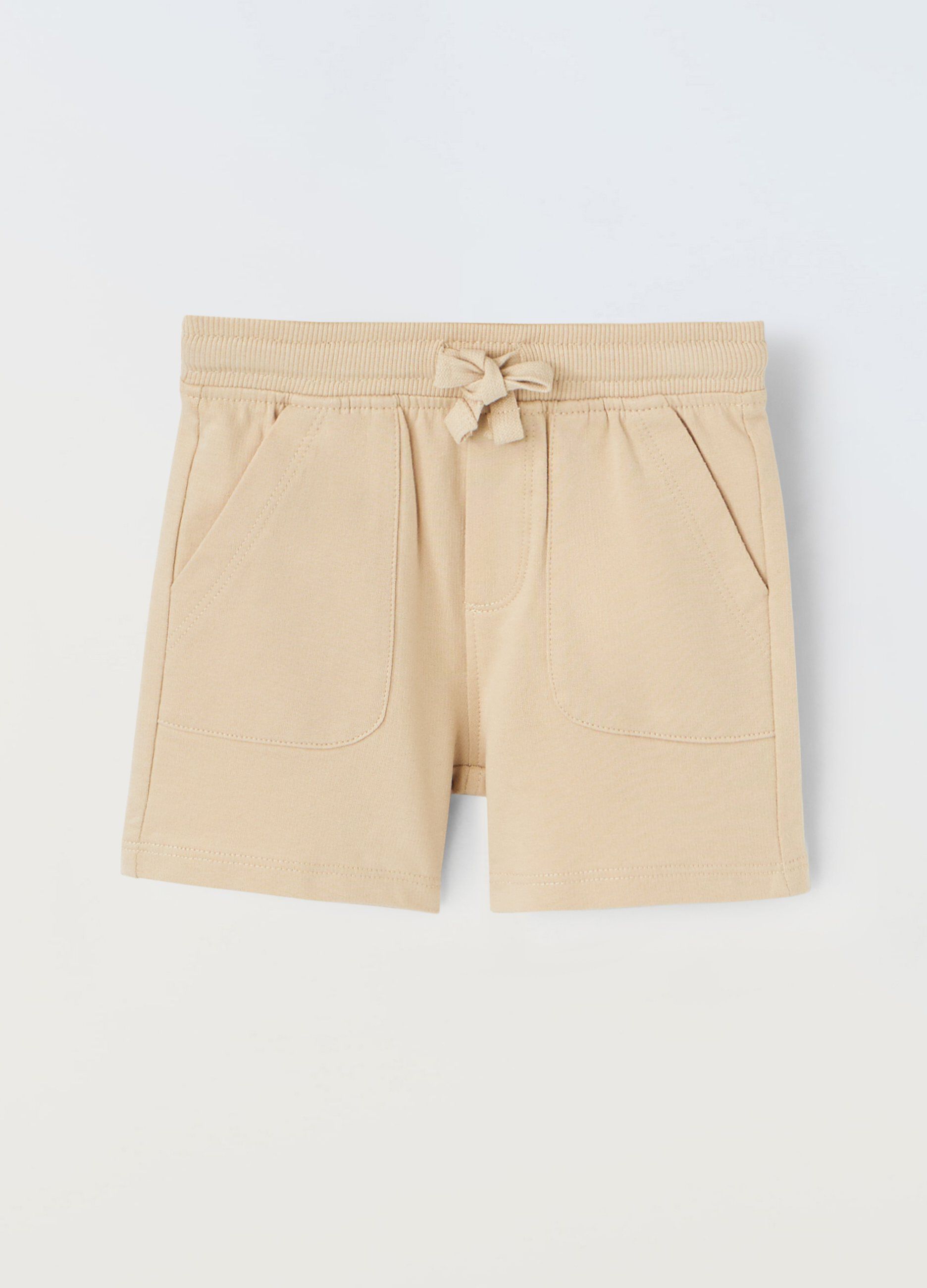 Shorts in puro cotone neonato_0