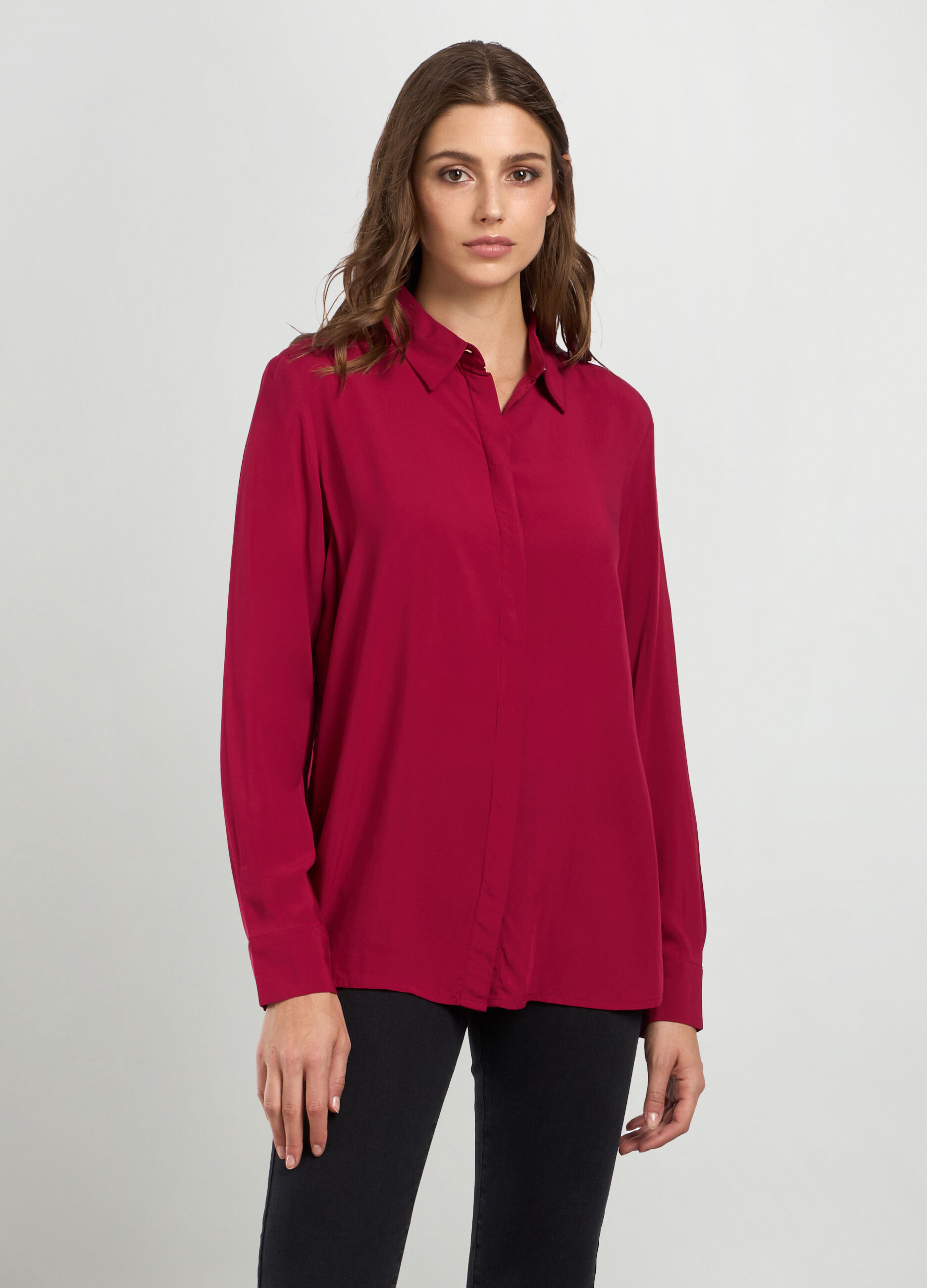 Camicia in pura viscosa donna_2