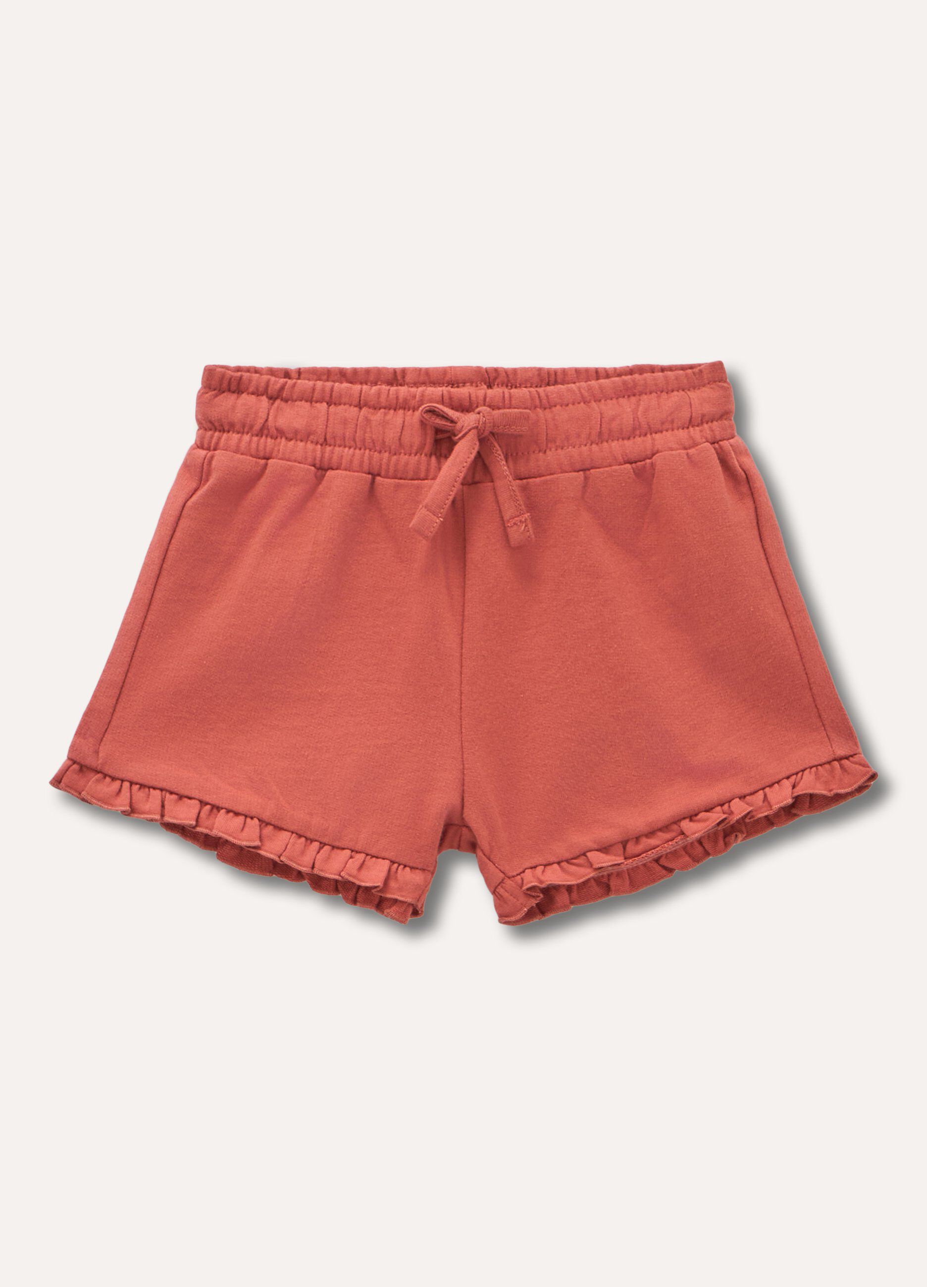 Shorts in puro cotone neonata_0