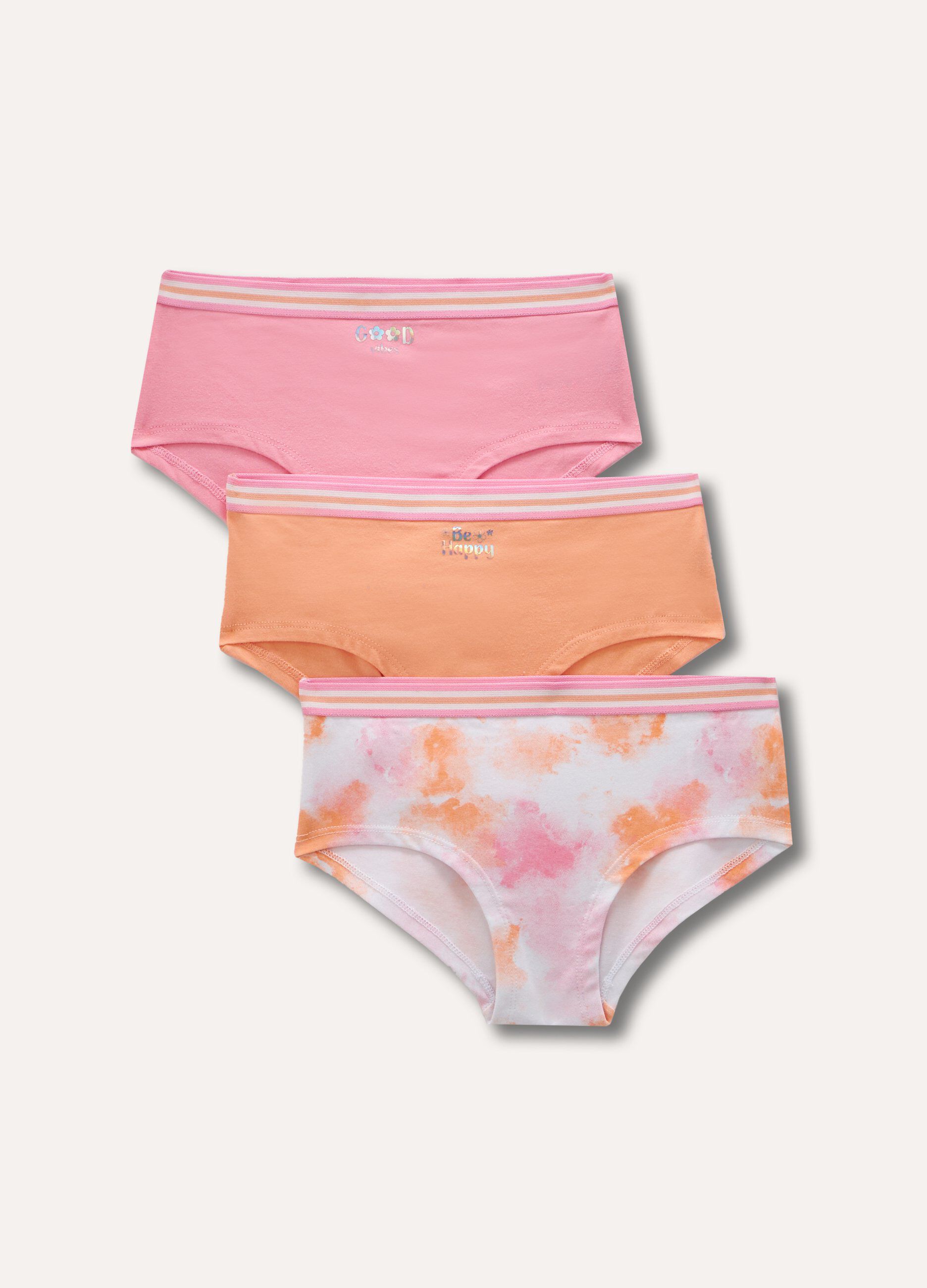 Pack 3 culotte in cotone stretch ragazza_0