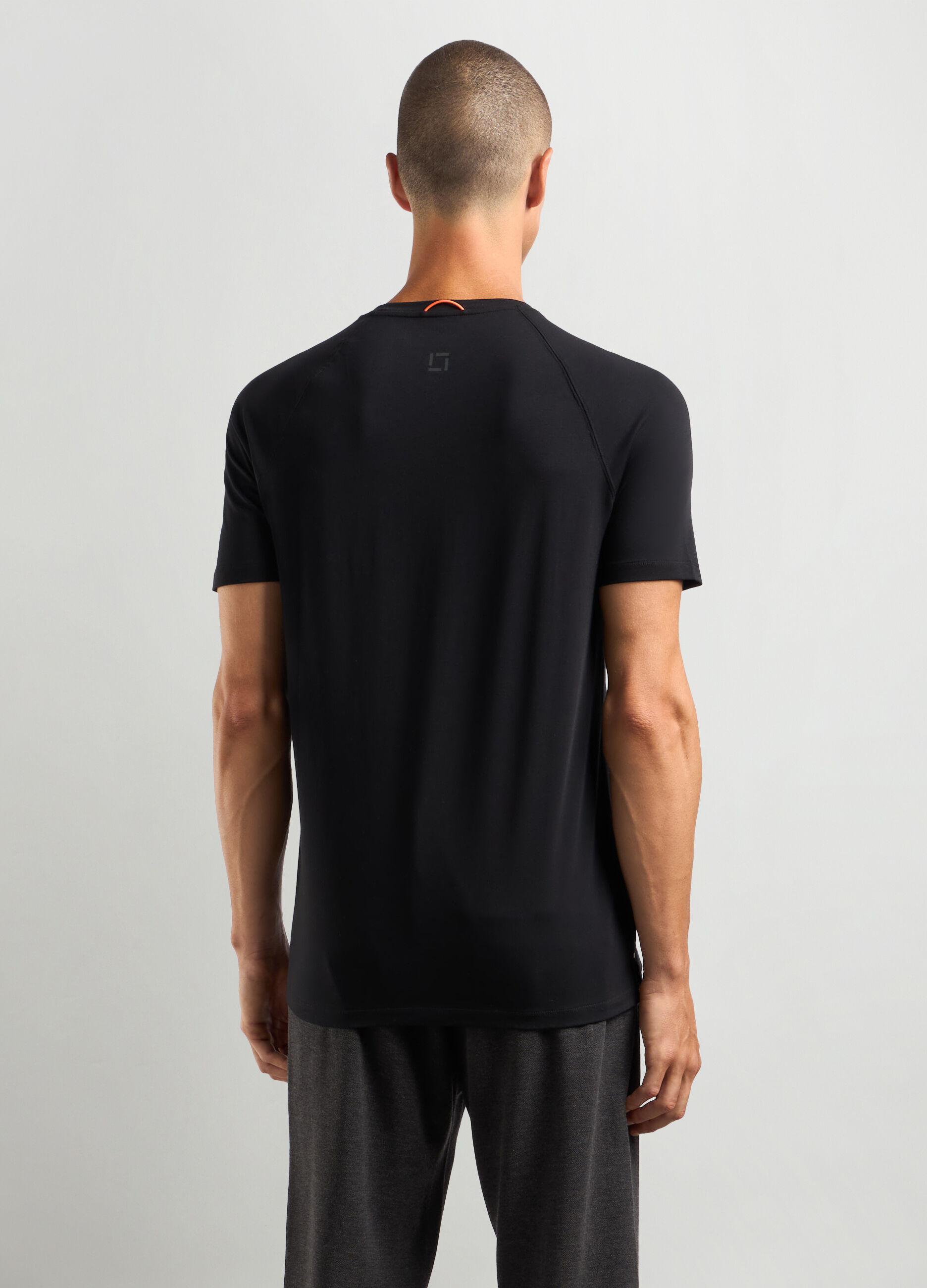 T-shirt in misto cotone e modal uomo_1