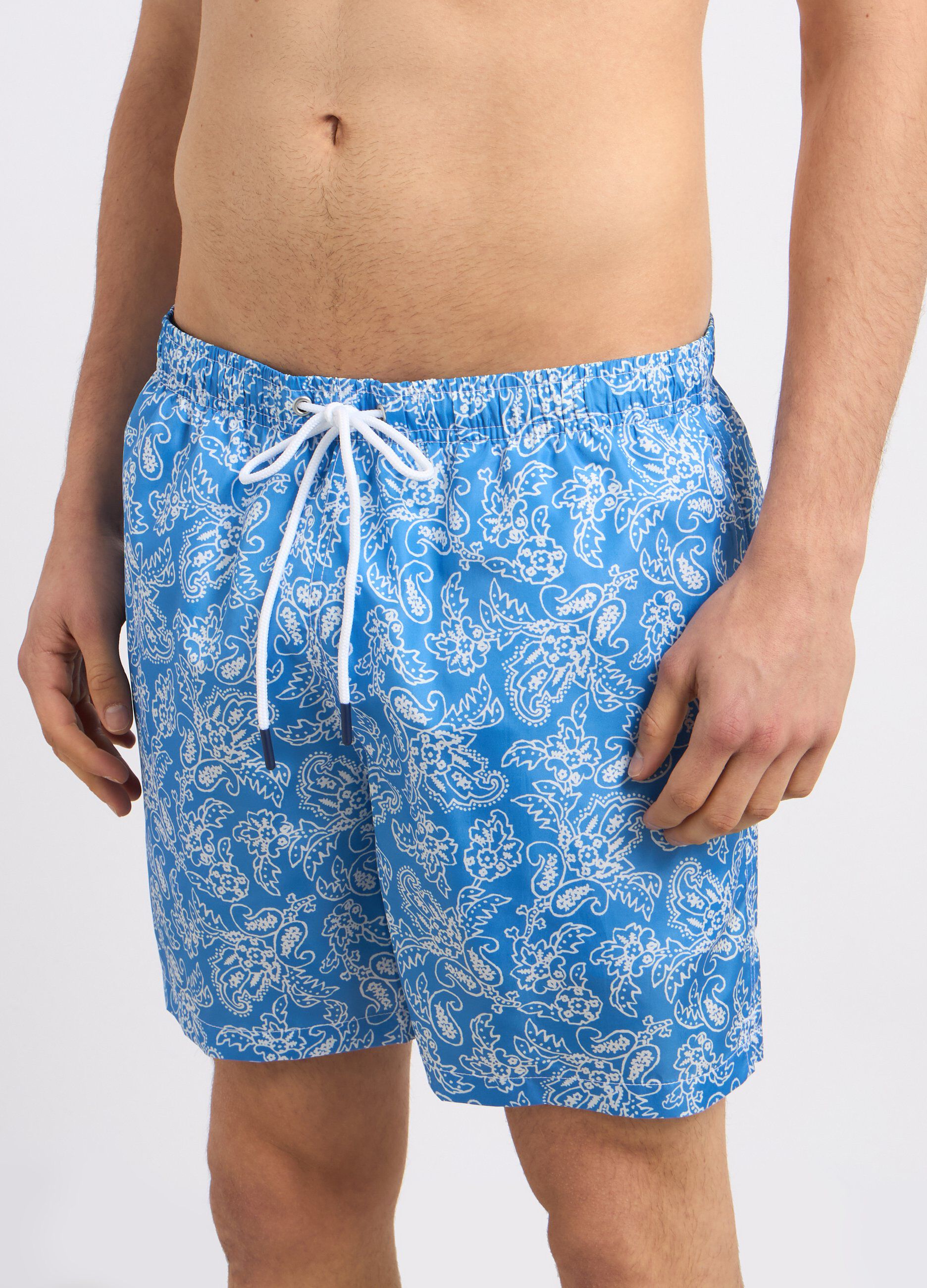 Costume shorts con stampa uomo_2