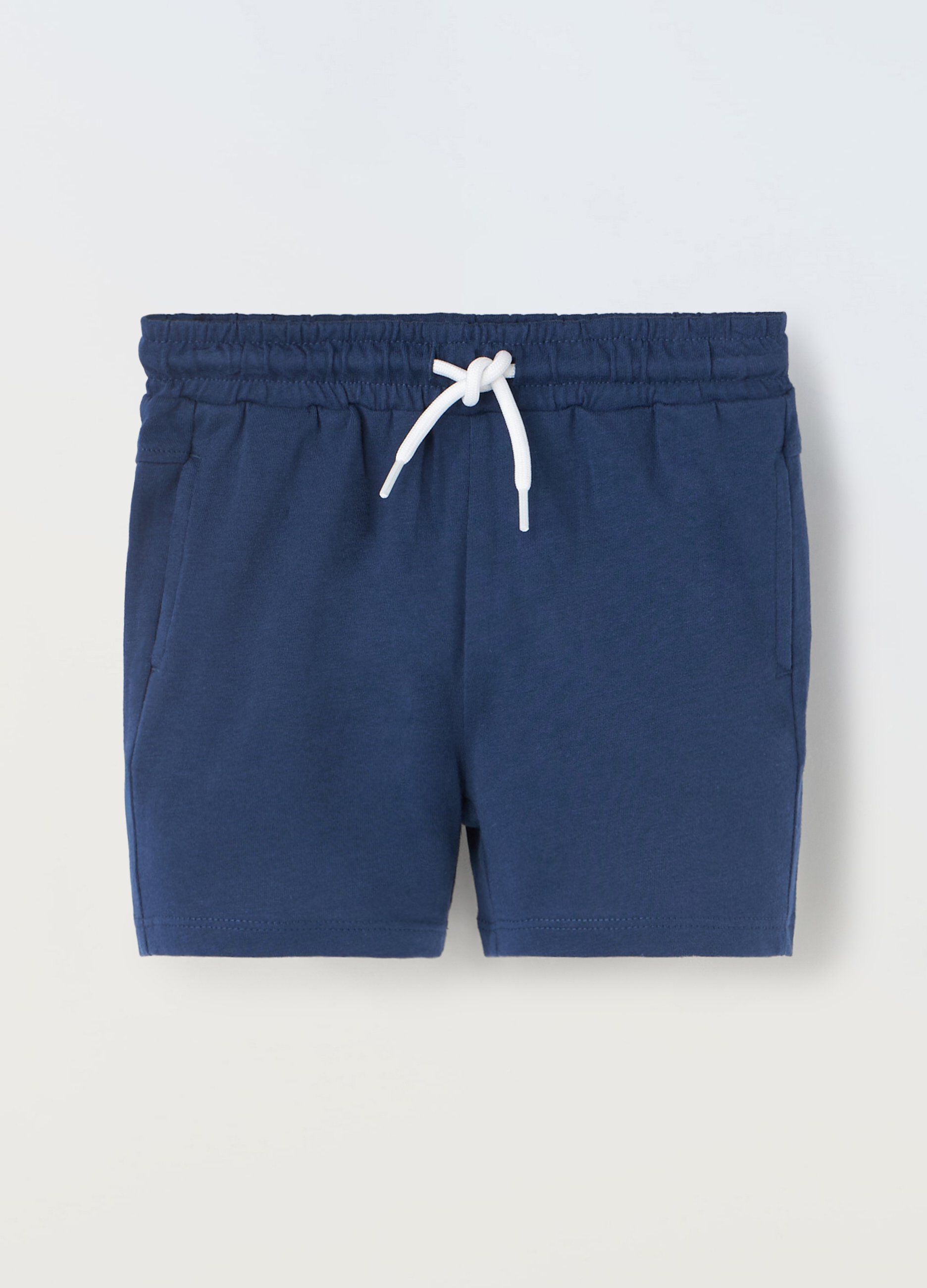 Shorts in puro cotone neonato