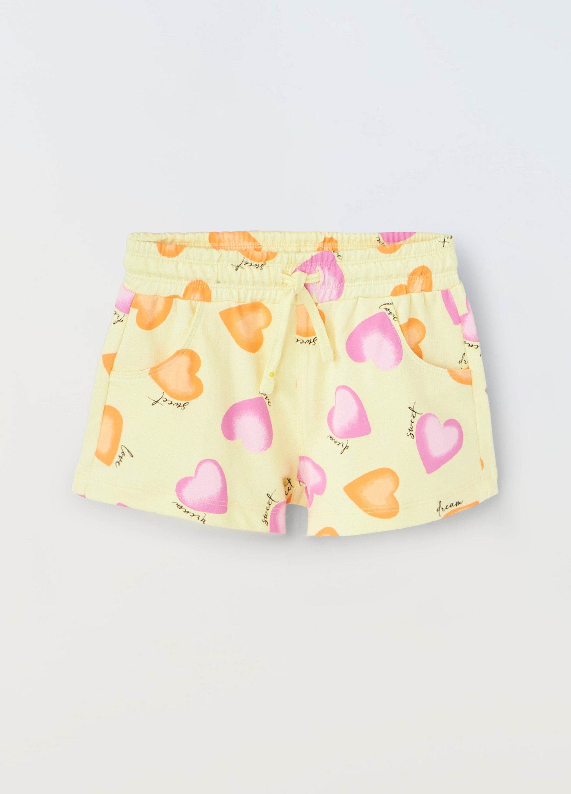 Shorts in puro cotone bambina_0