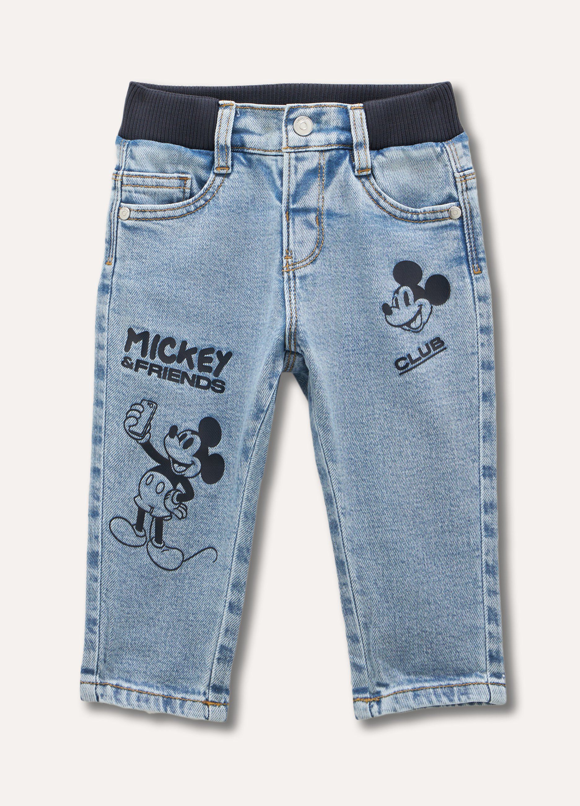 Jeans Disney con vita elasticata neonato_0