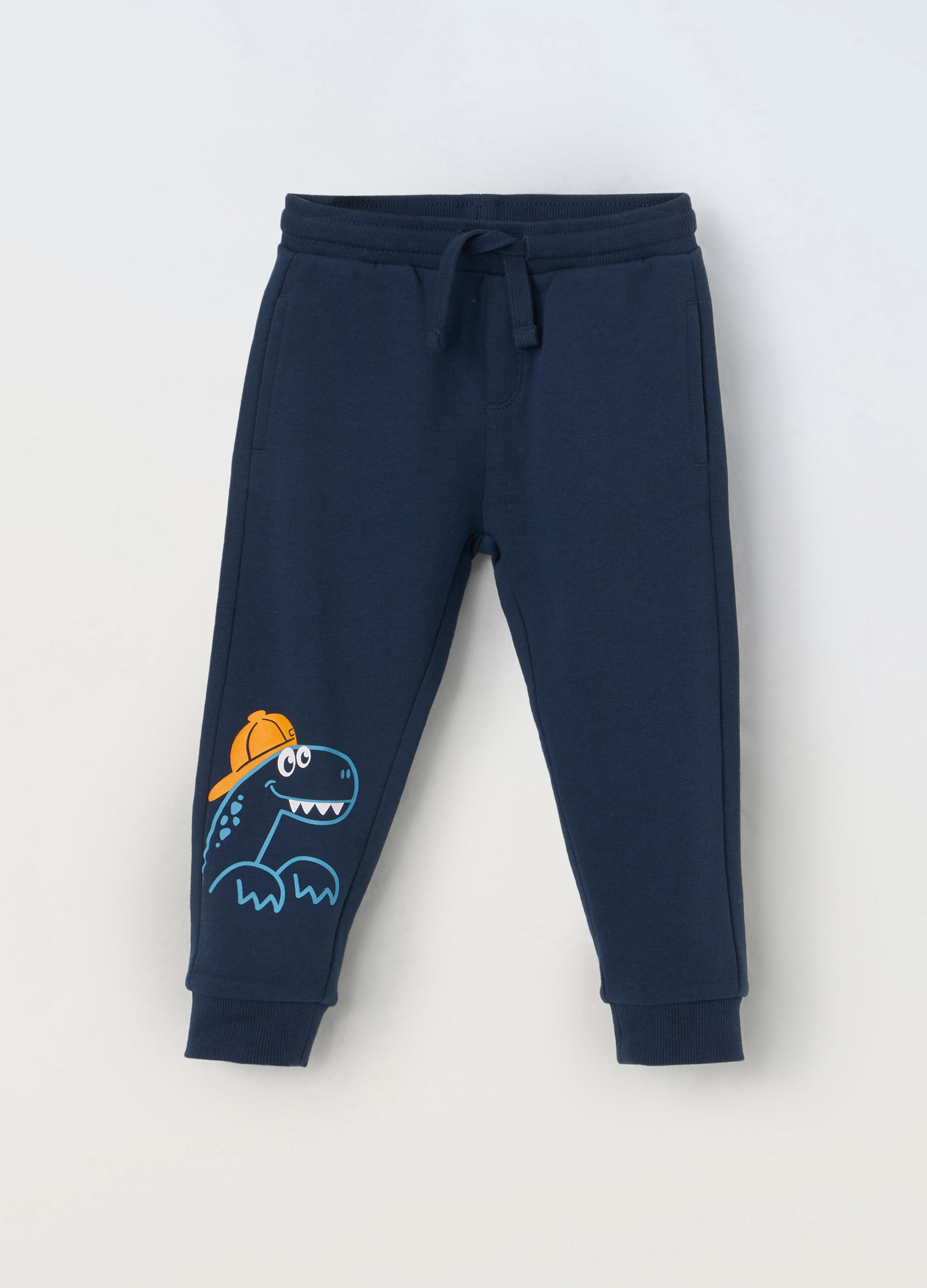 Jogger in puro cotone neonato_0