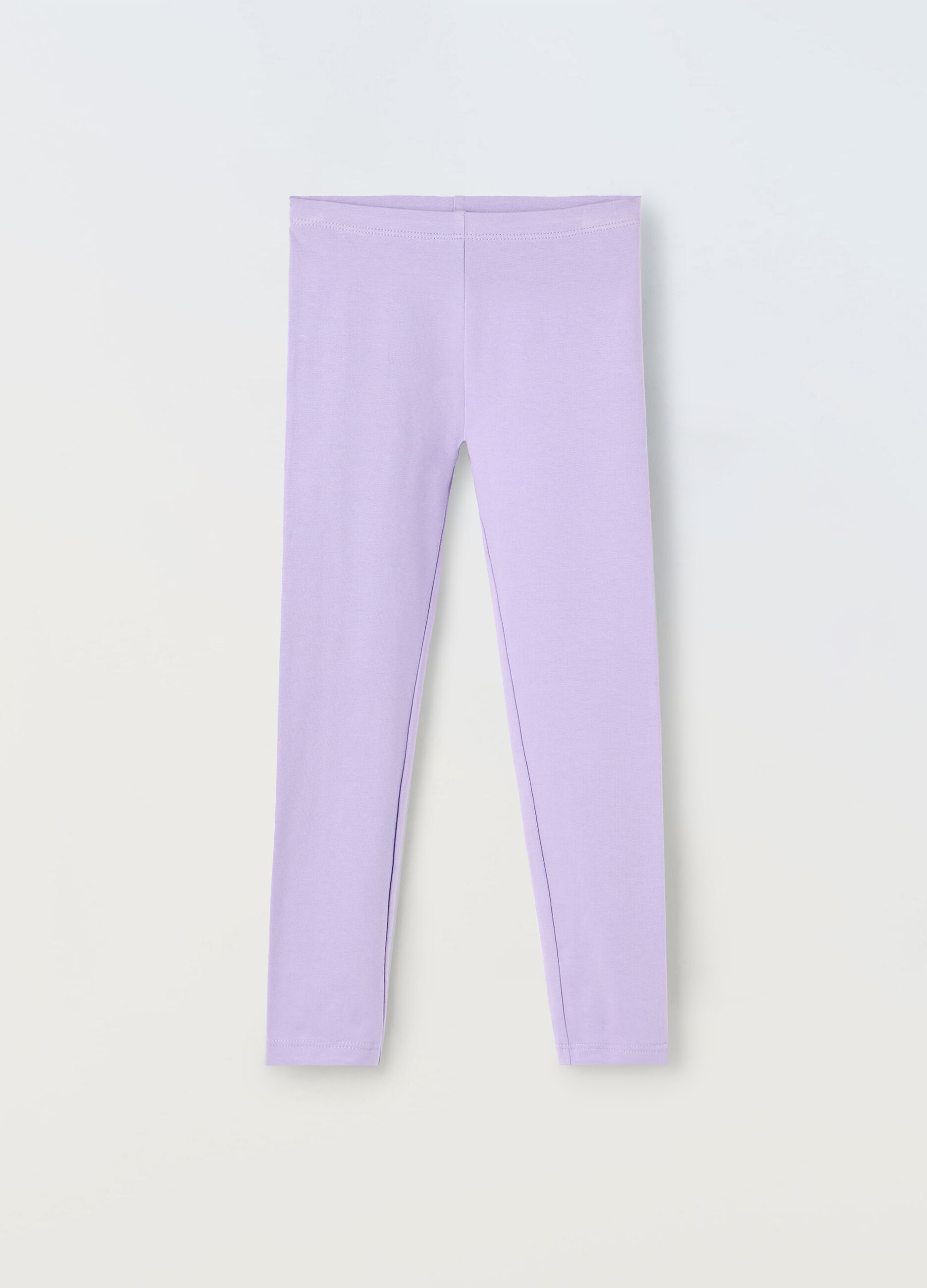 Leggings in cotone stretch bambina_0