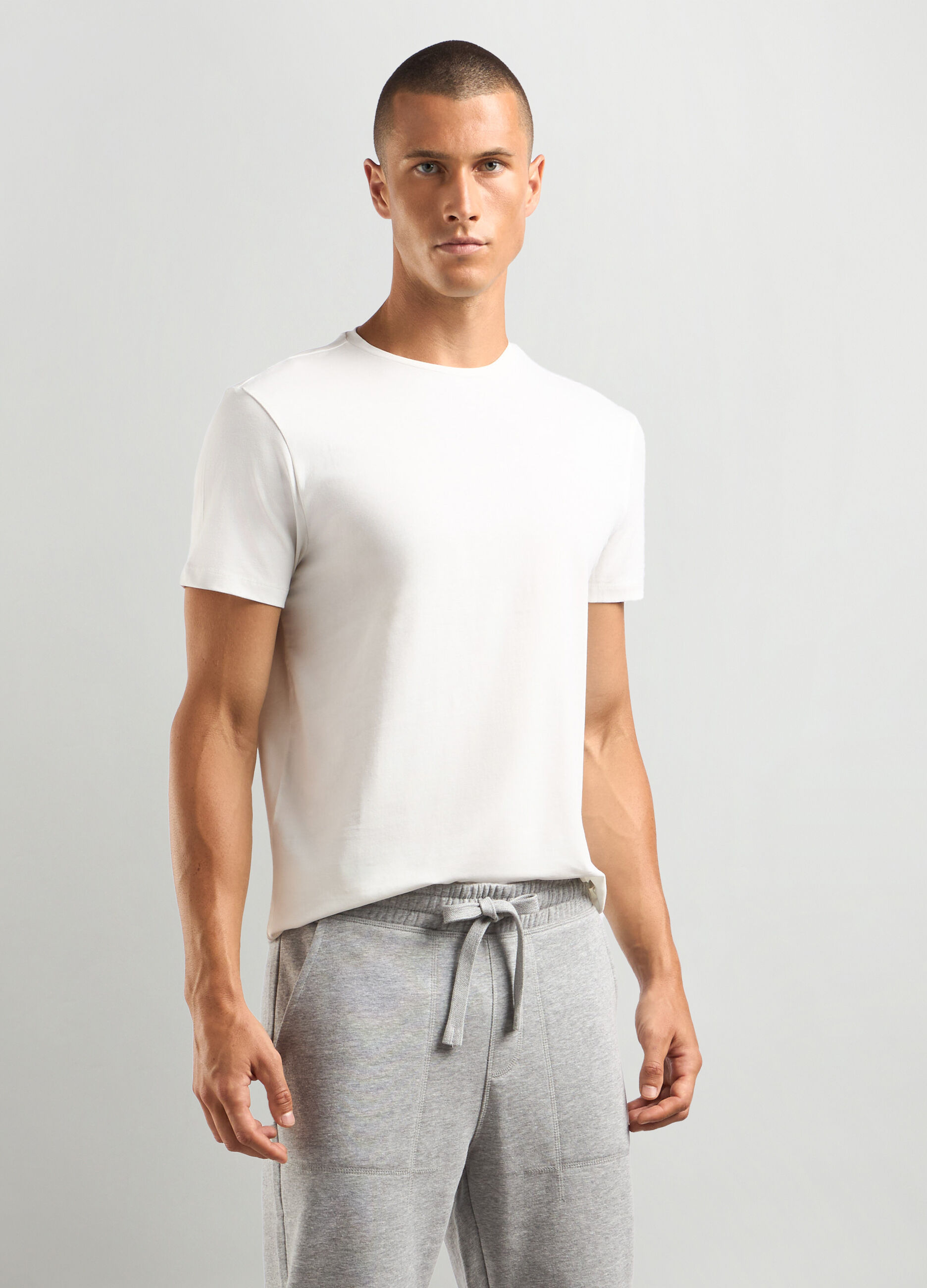 T-shirt in jersey stretch uomo_0