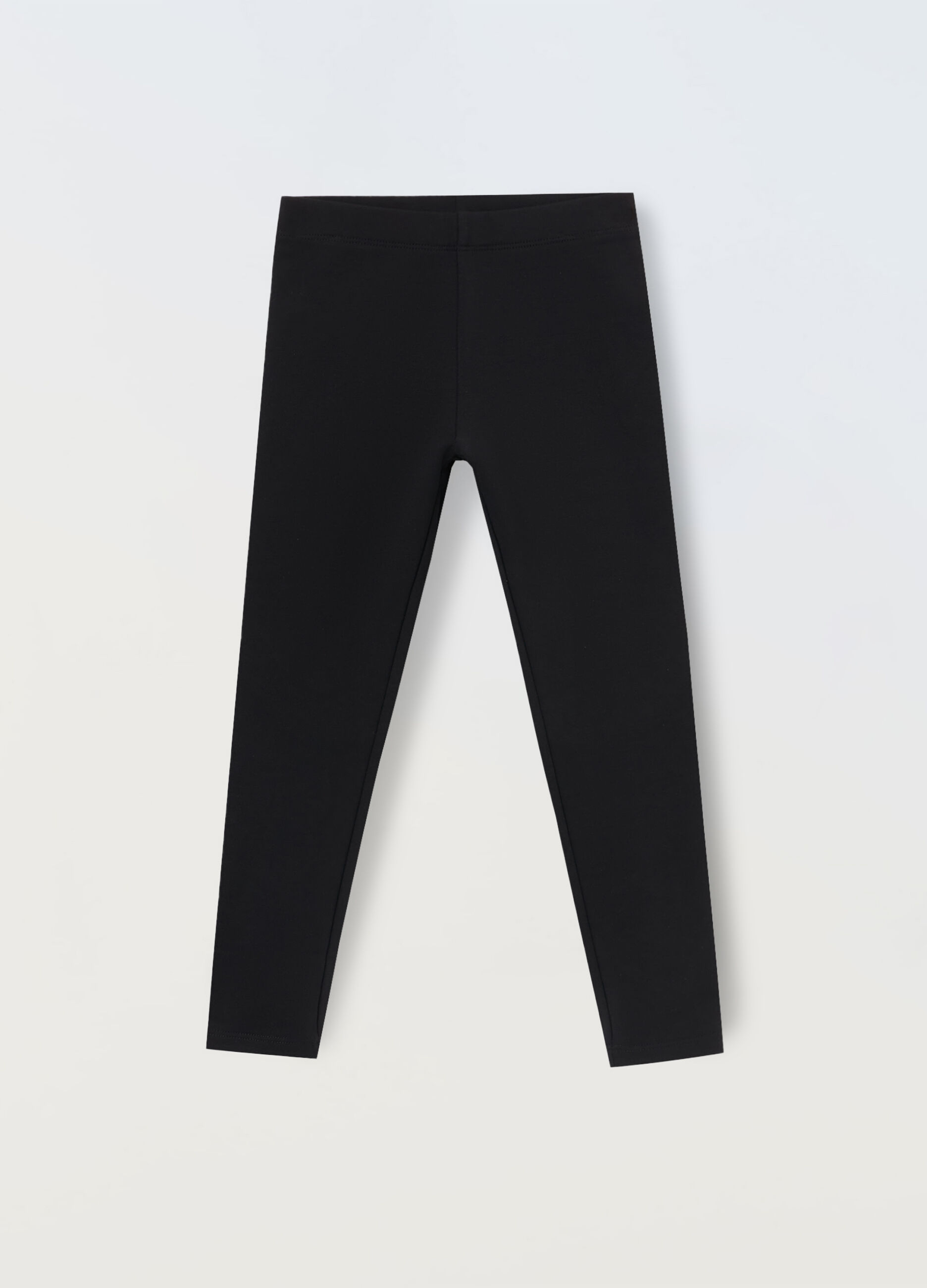 Leggings in cotone stretch bambina_0