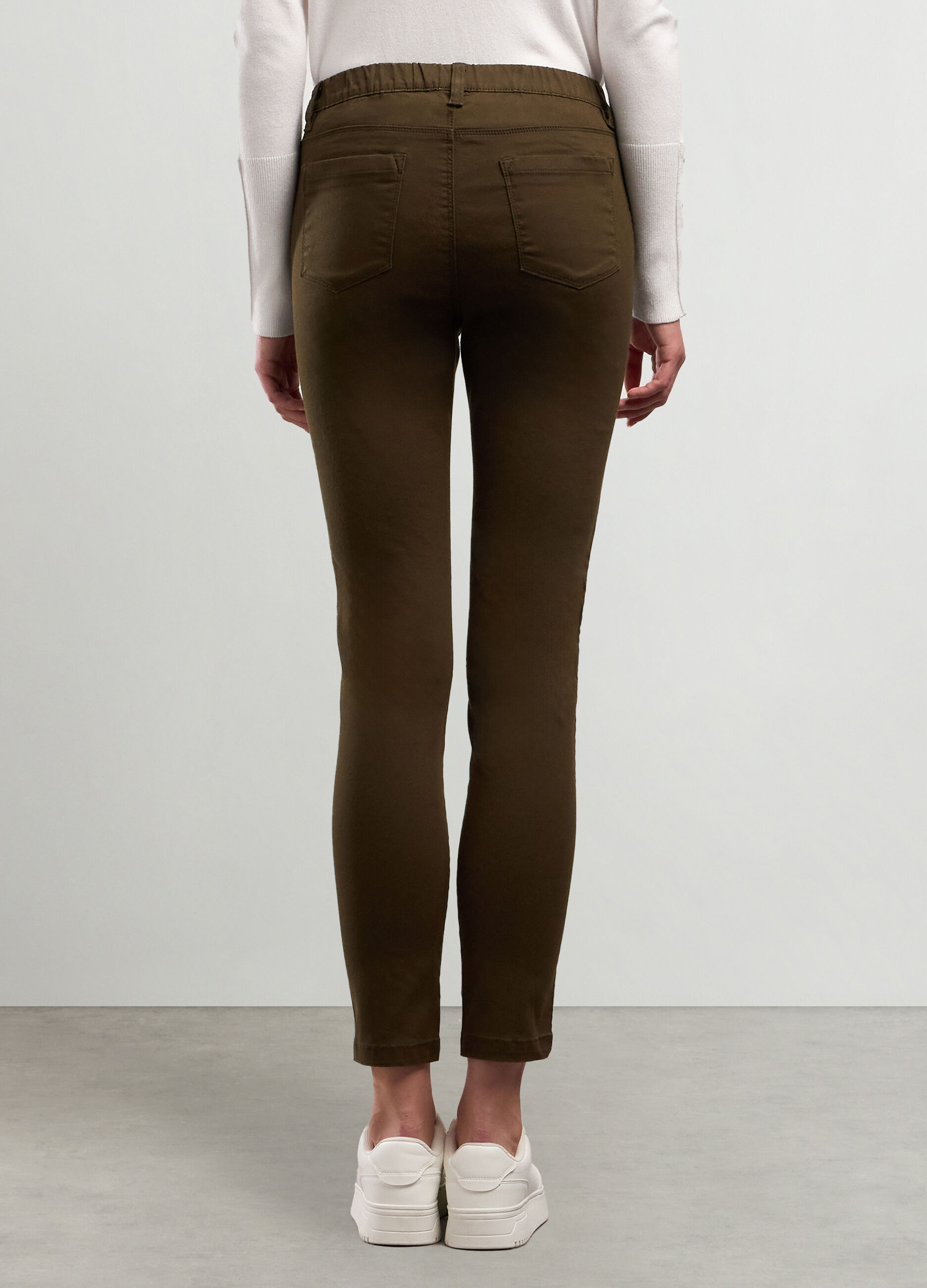 Jeggings in misto cotone stretch donna_1