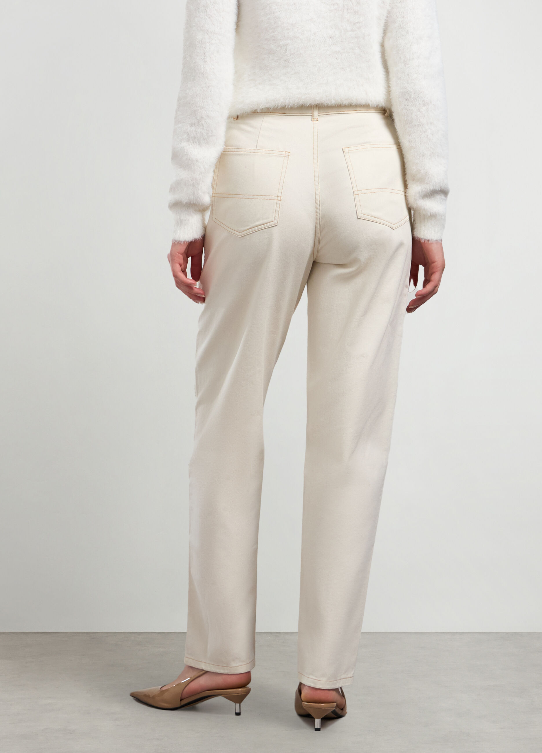 Pantaloni in puro cotone donna_1