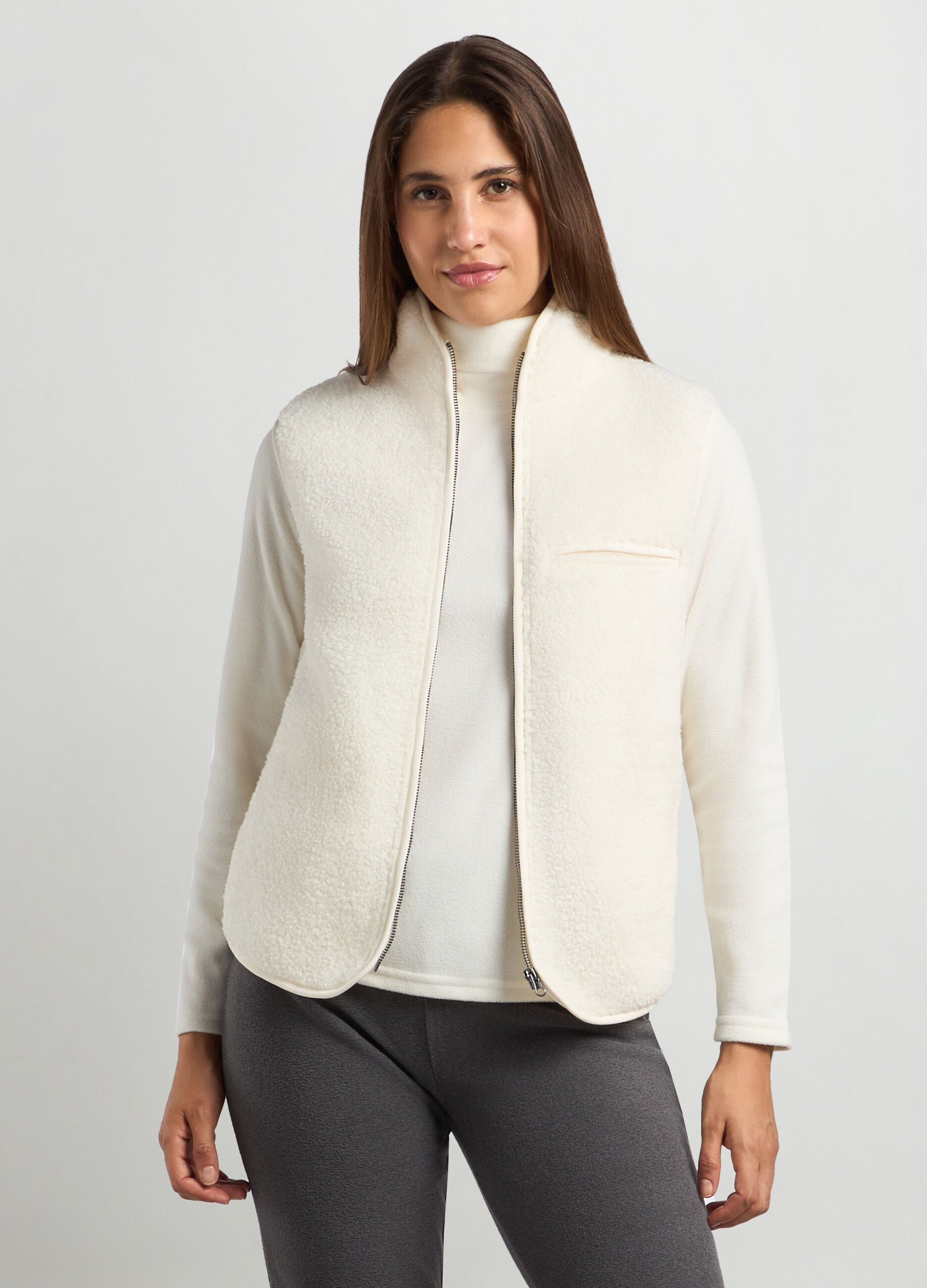 Gilet in sherpa donna_0