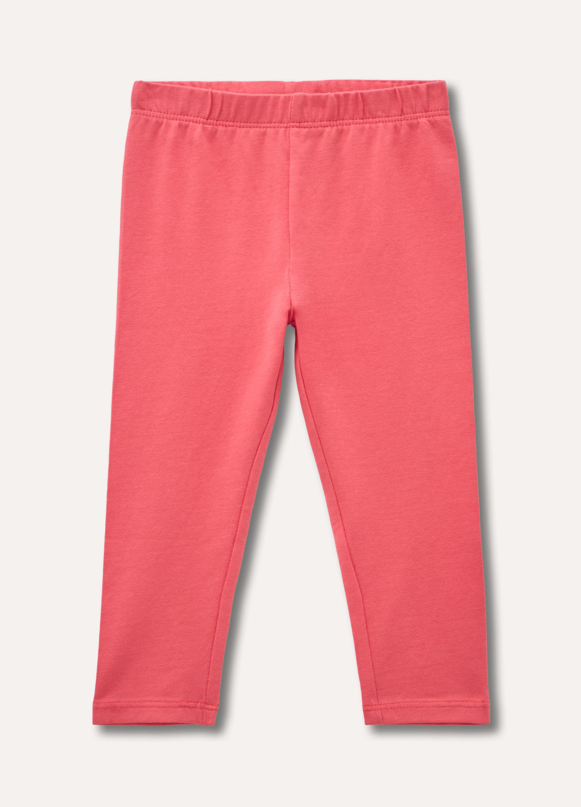 Leggings in cotone stretch neonata_0