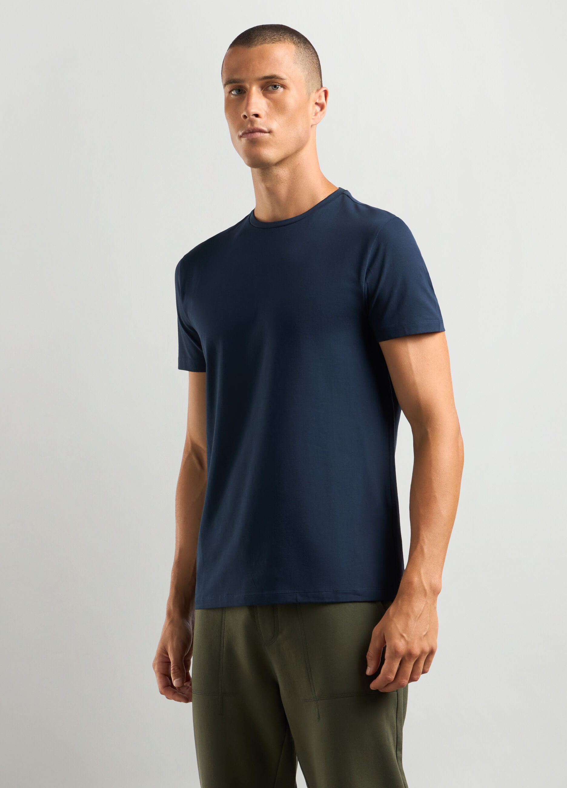 T-shirt in jersey stretch uomo_0