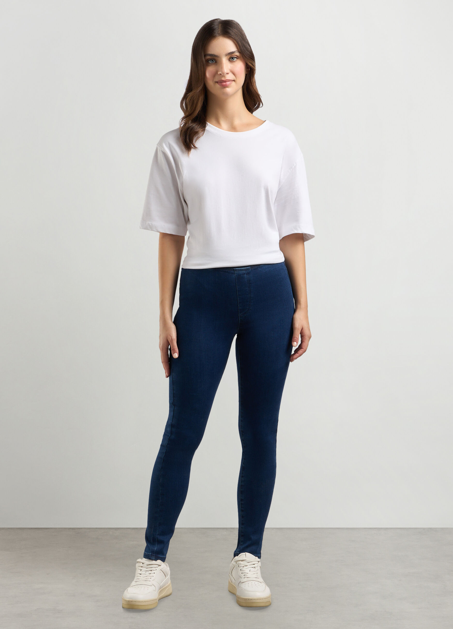 Jeggings in misto cotone stretch donna_0