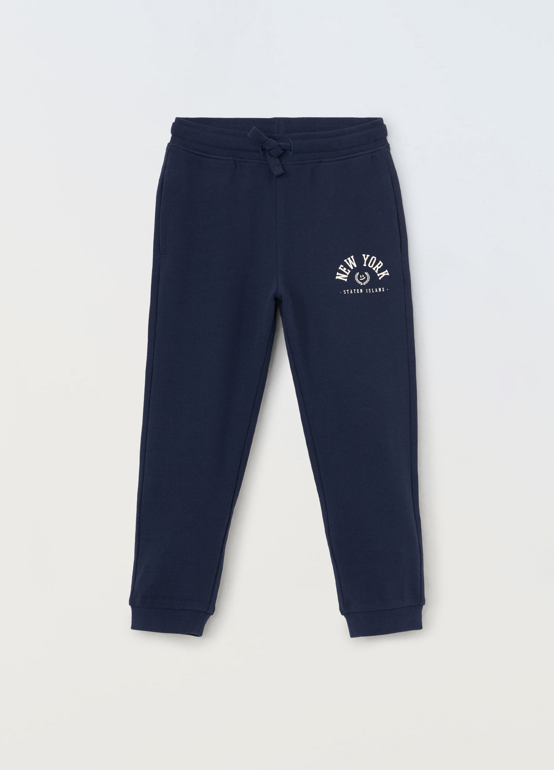 Jogger in puro cotone bambino