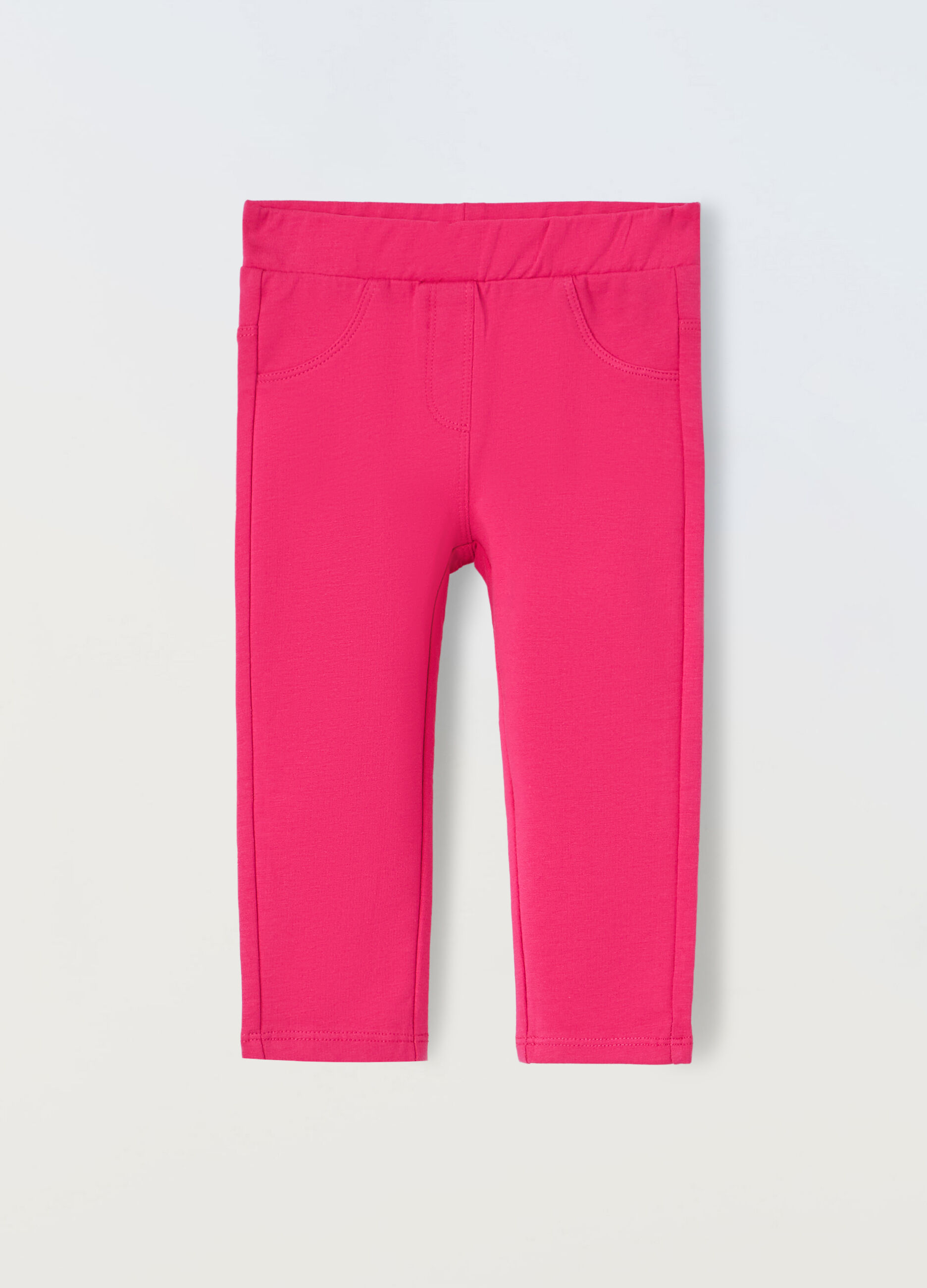 Treggings in french terry stretch neonata_0