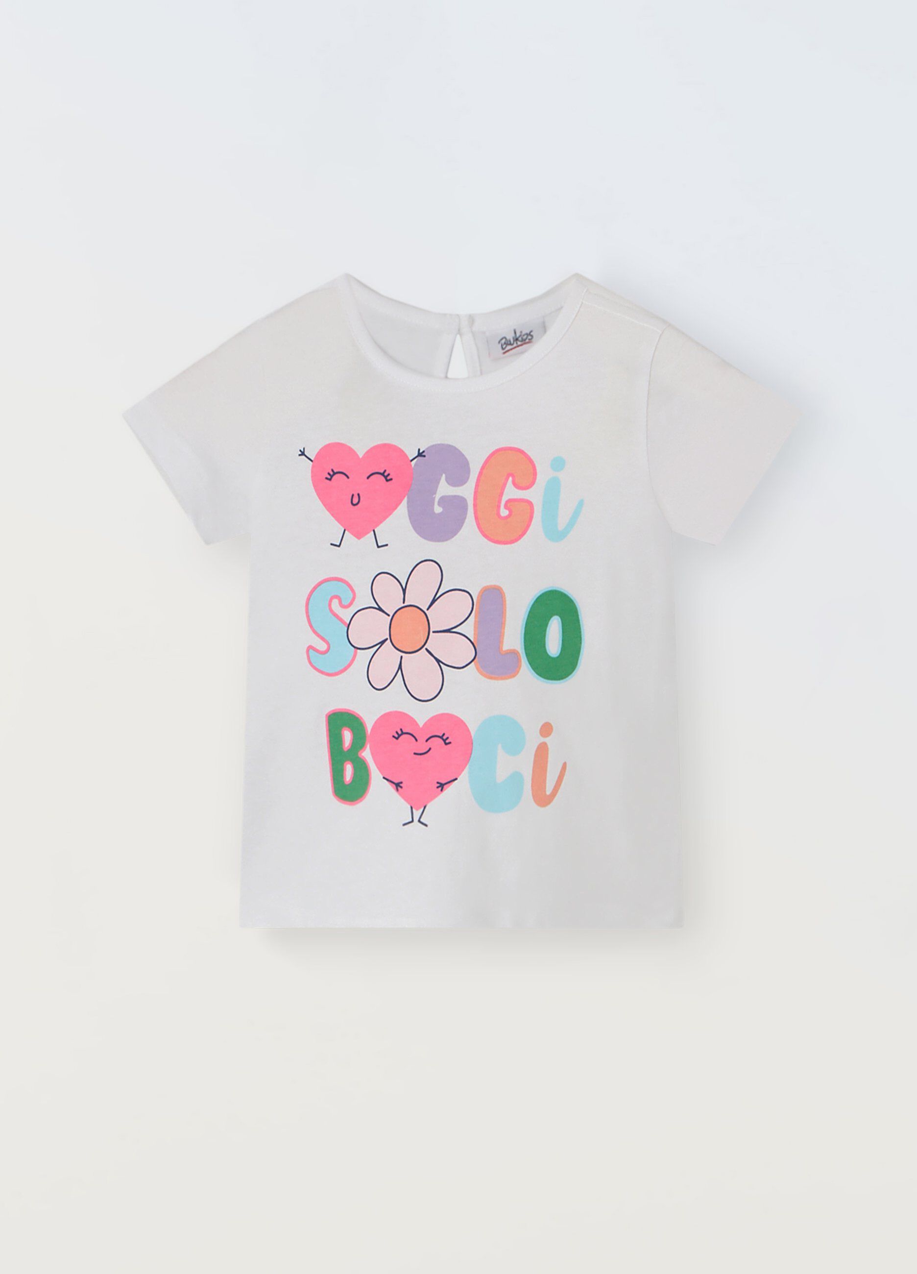 T-shirt in puro cotone neonata
