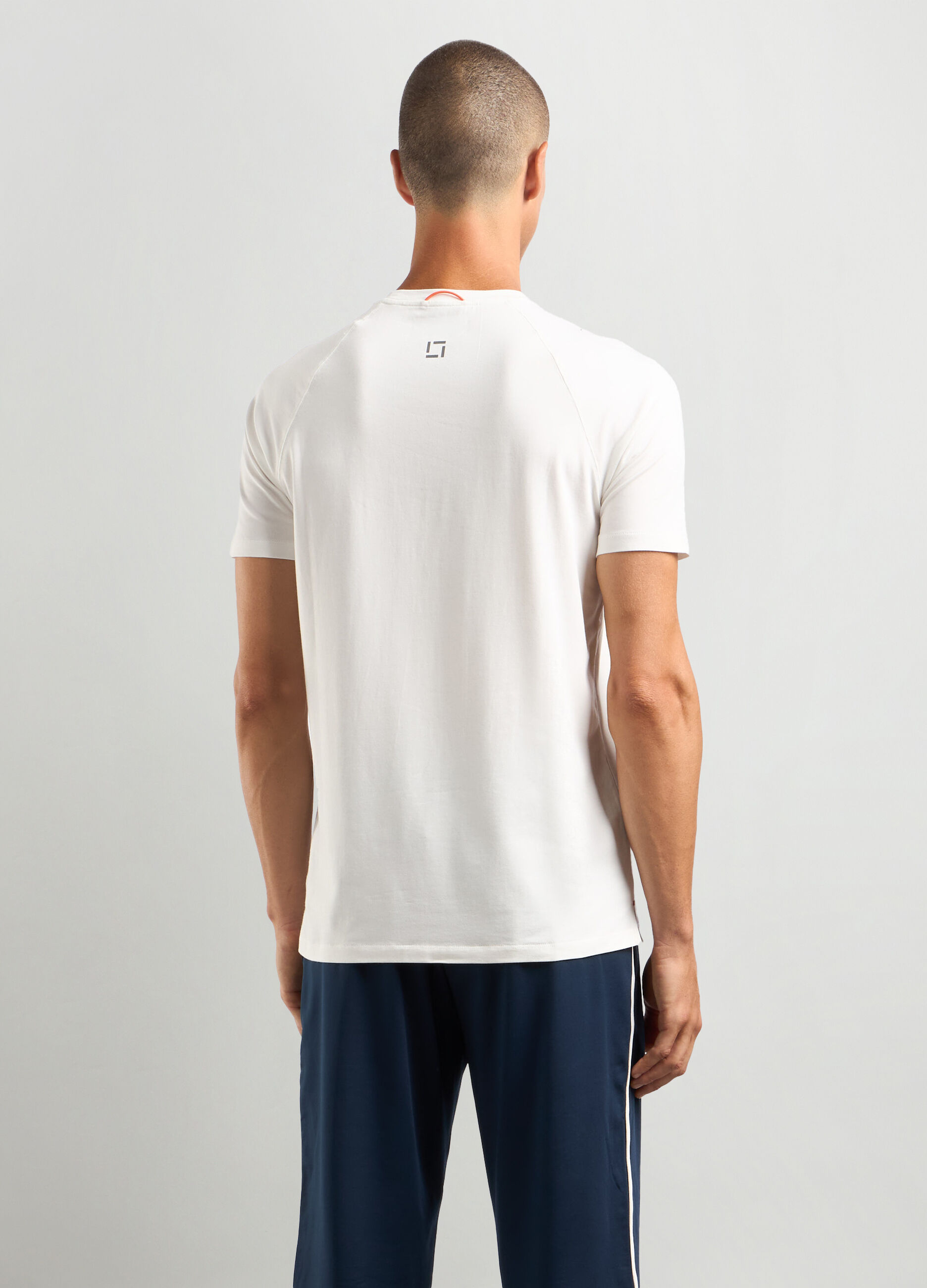 T-shirt in misto cotone e modal uomo_1