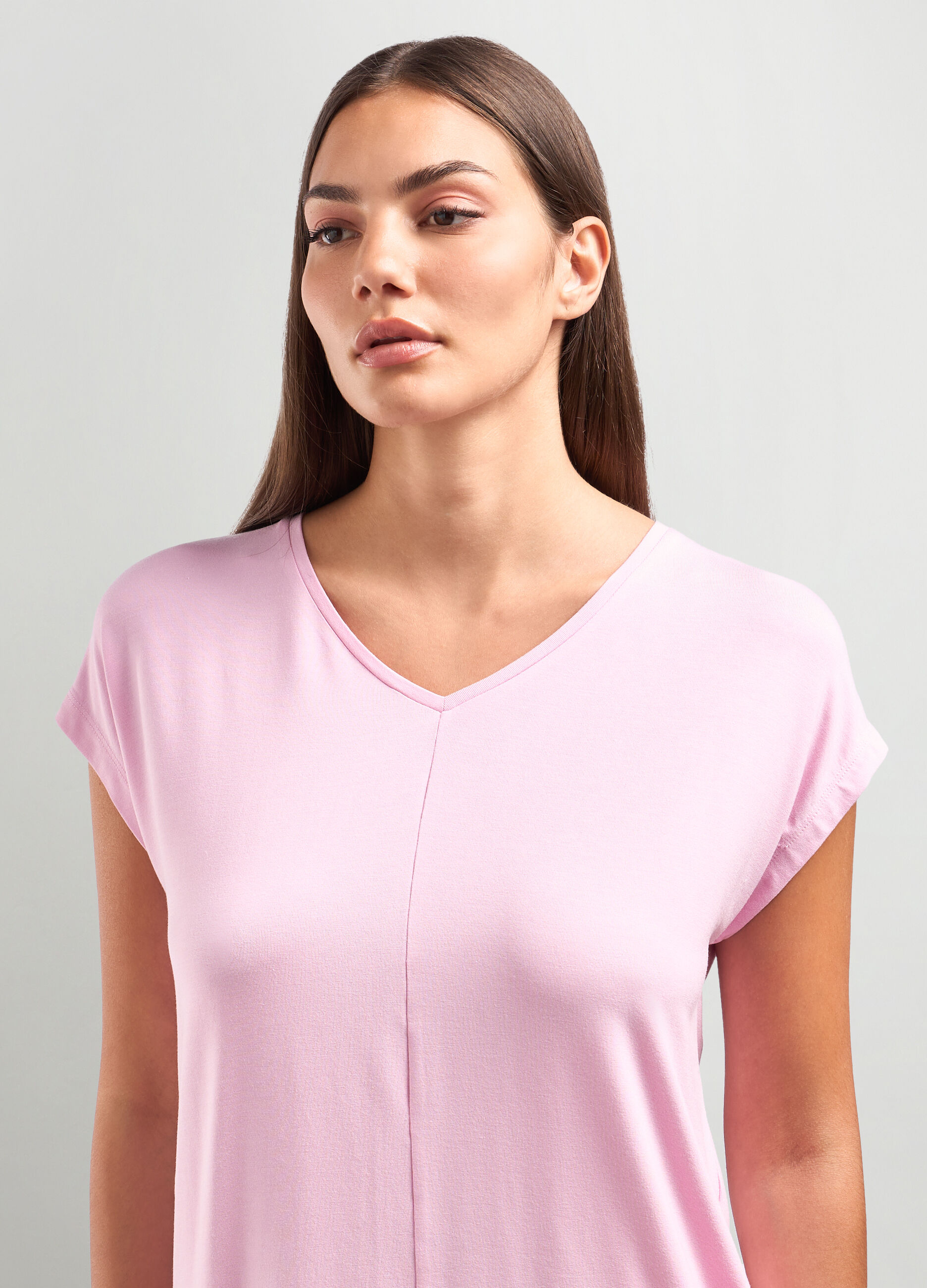 T-shirt pigiama in modal stretch donna_2