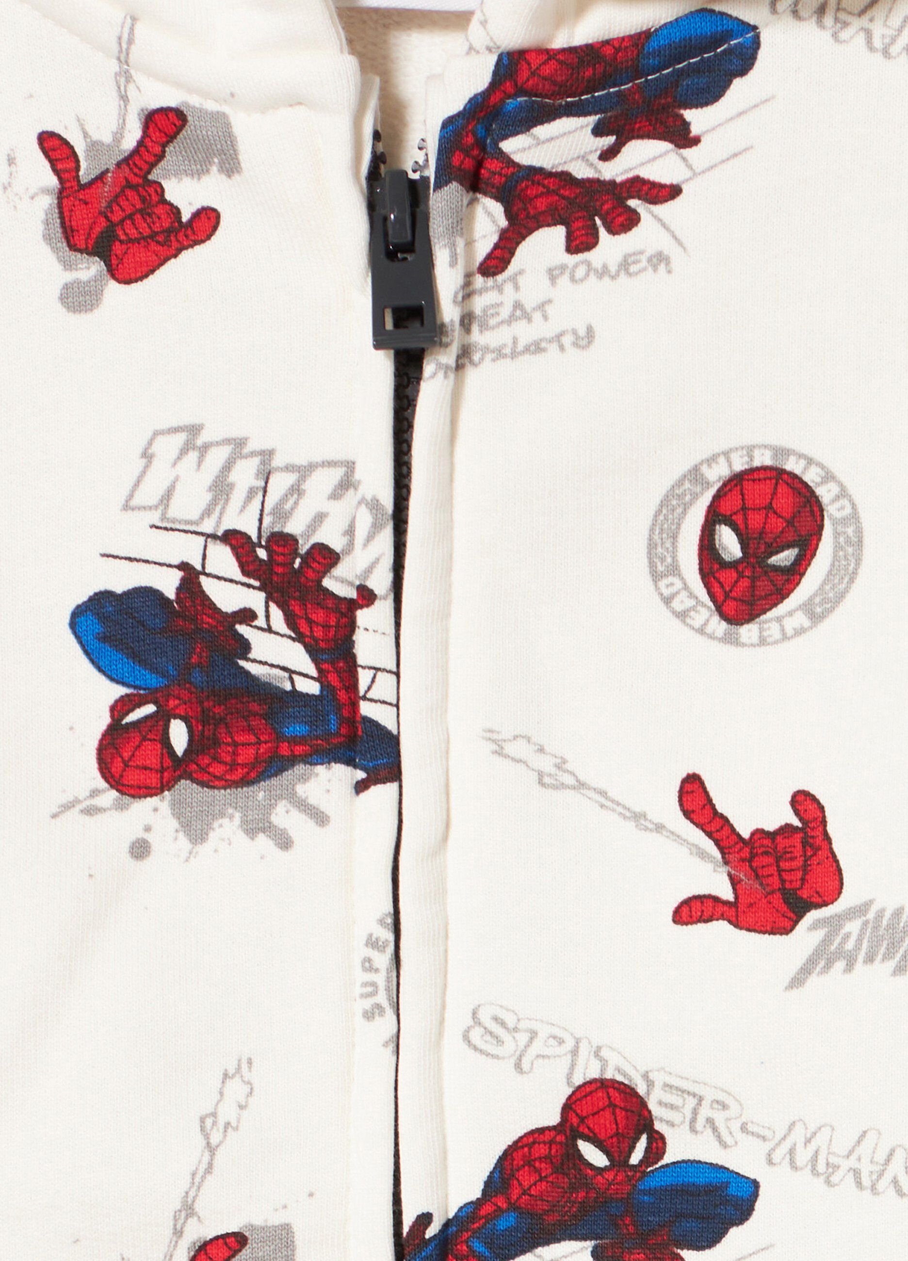 Jogger set Spiderman in felpina di puro cotone bambino_1