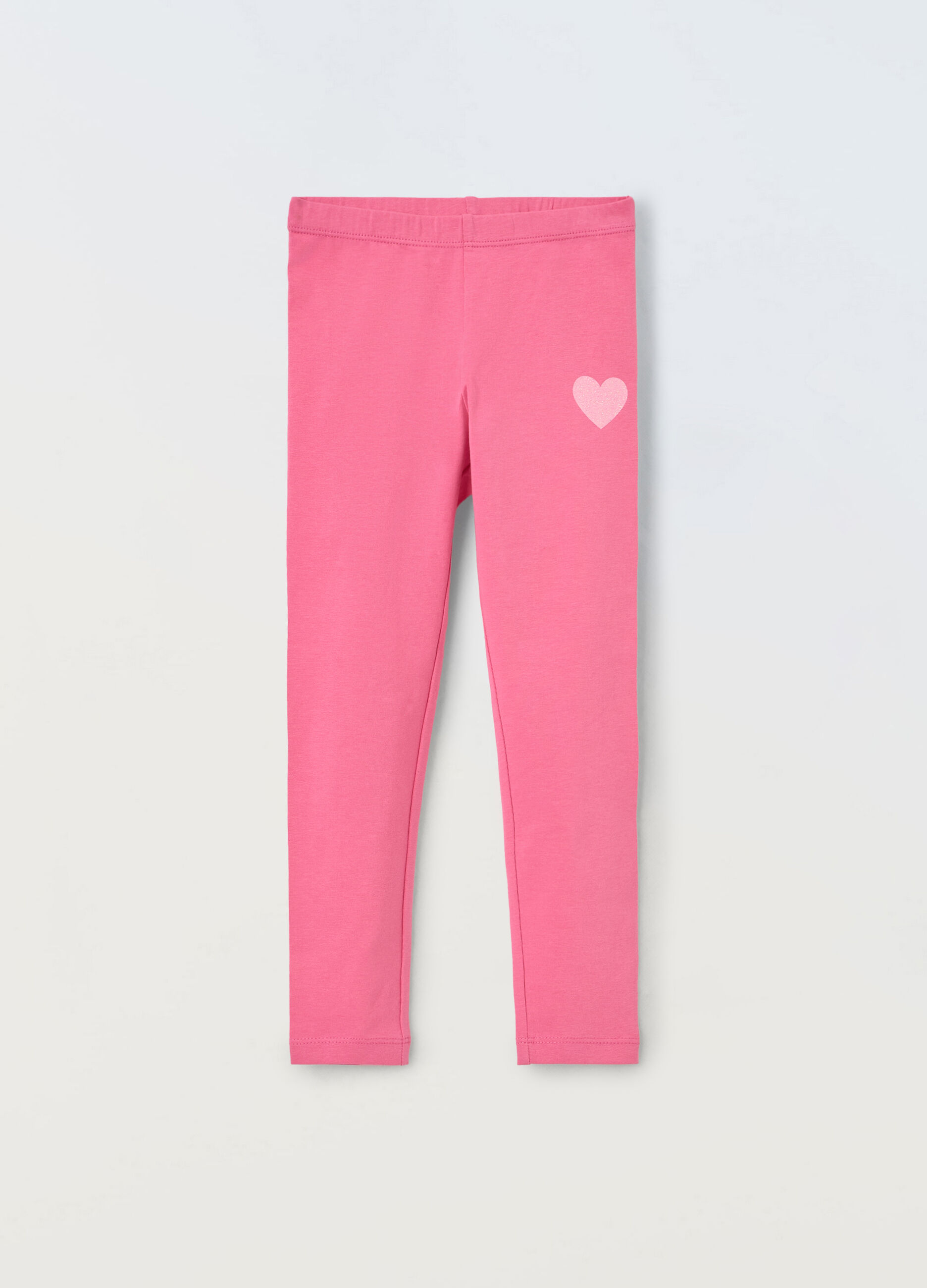 Leggings in cotone stretch bambina_0