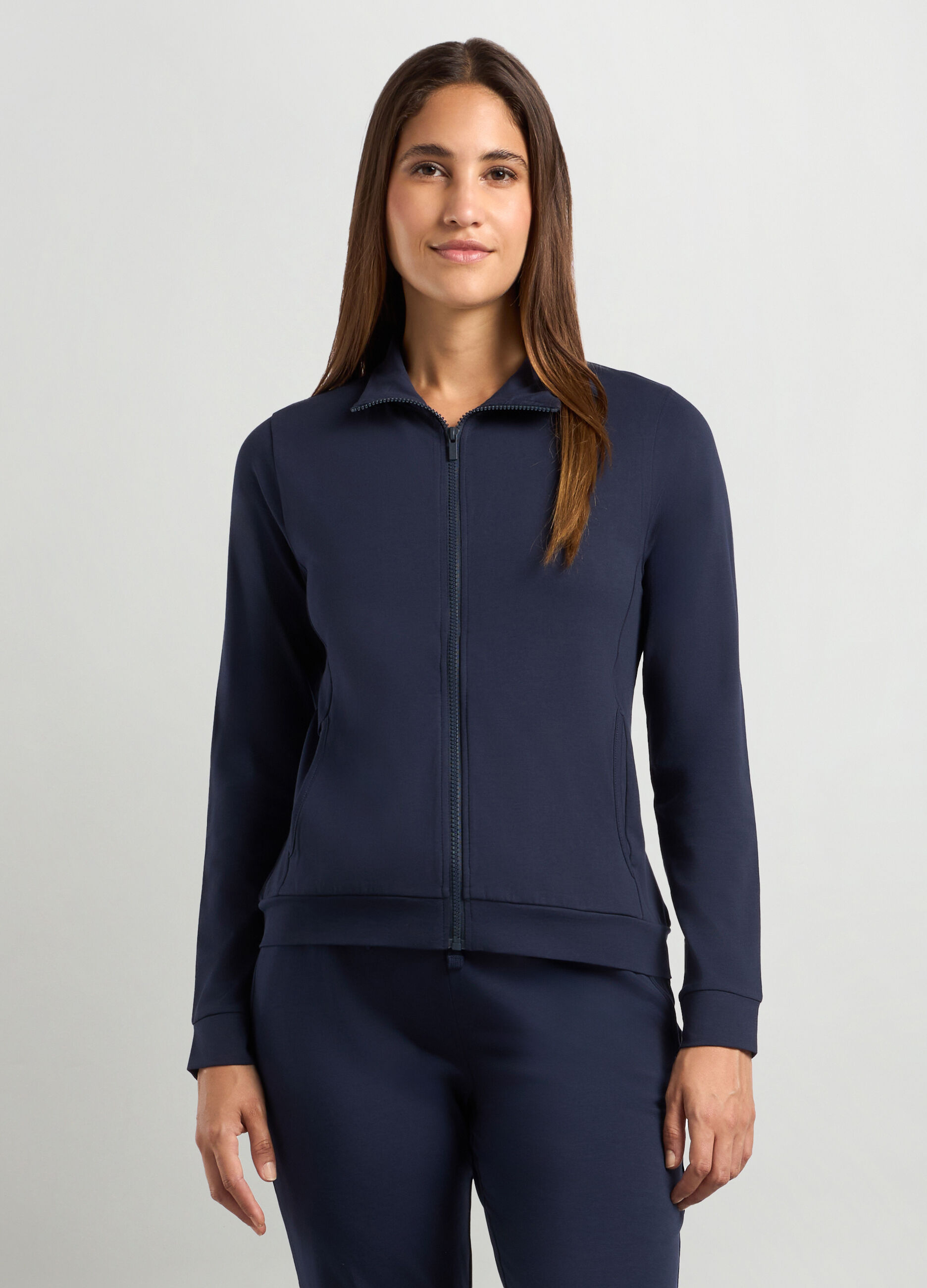 Felpa in cotone stretch fitness donna_0