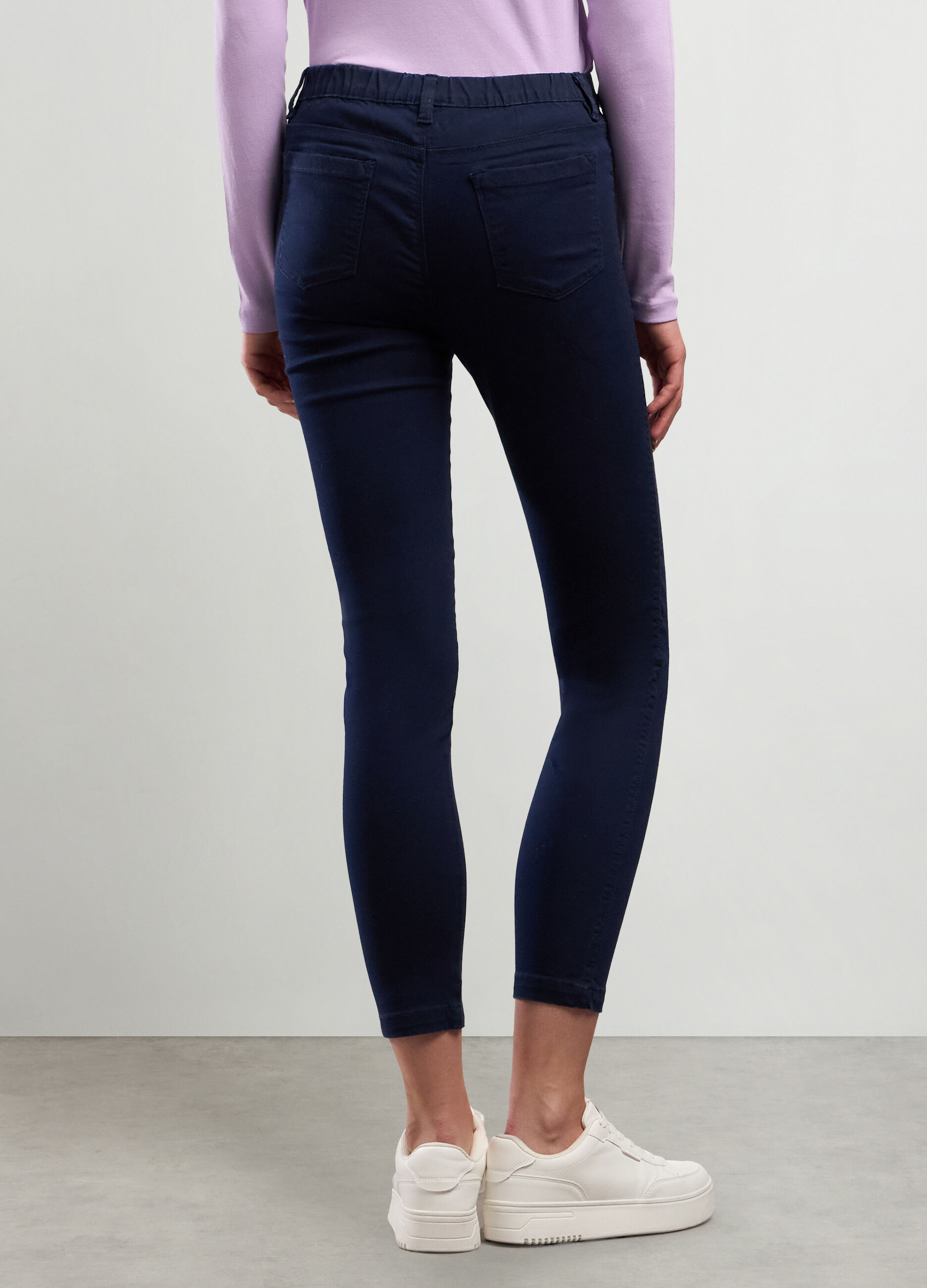 Jeggings in misto cotone stretch donna_1