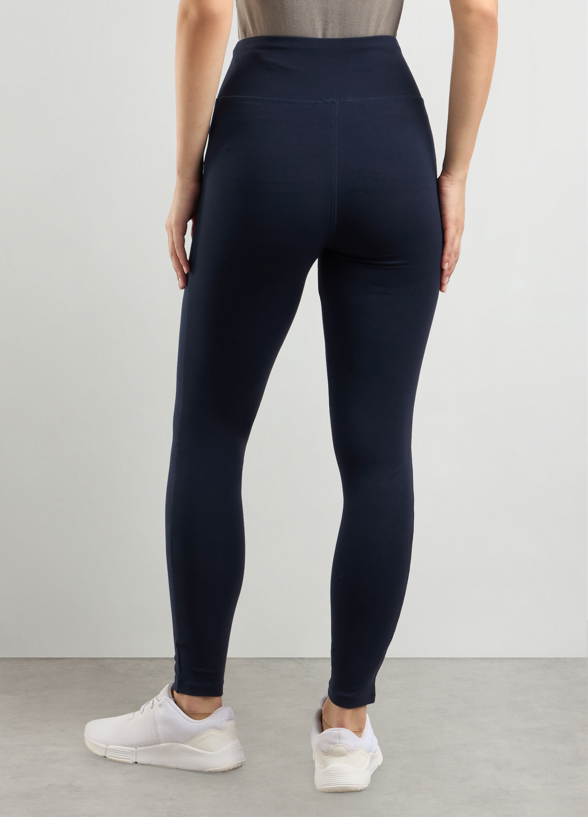 Leggings skinny in cotone stretch donna_1