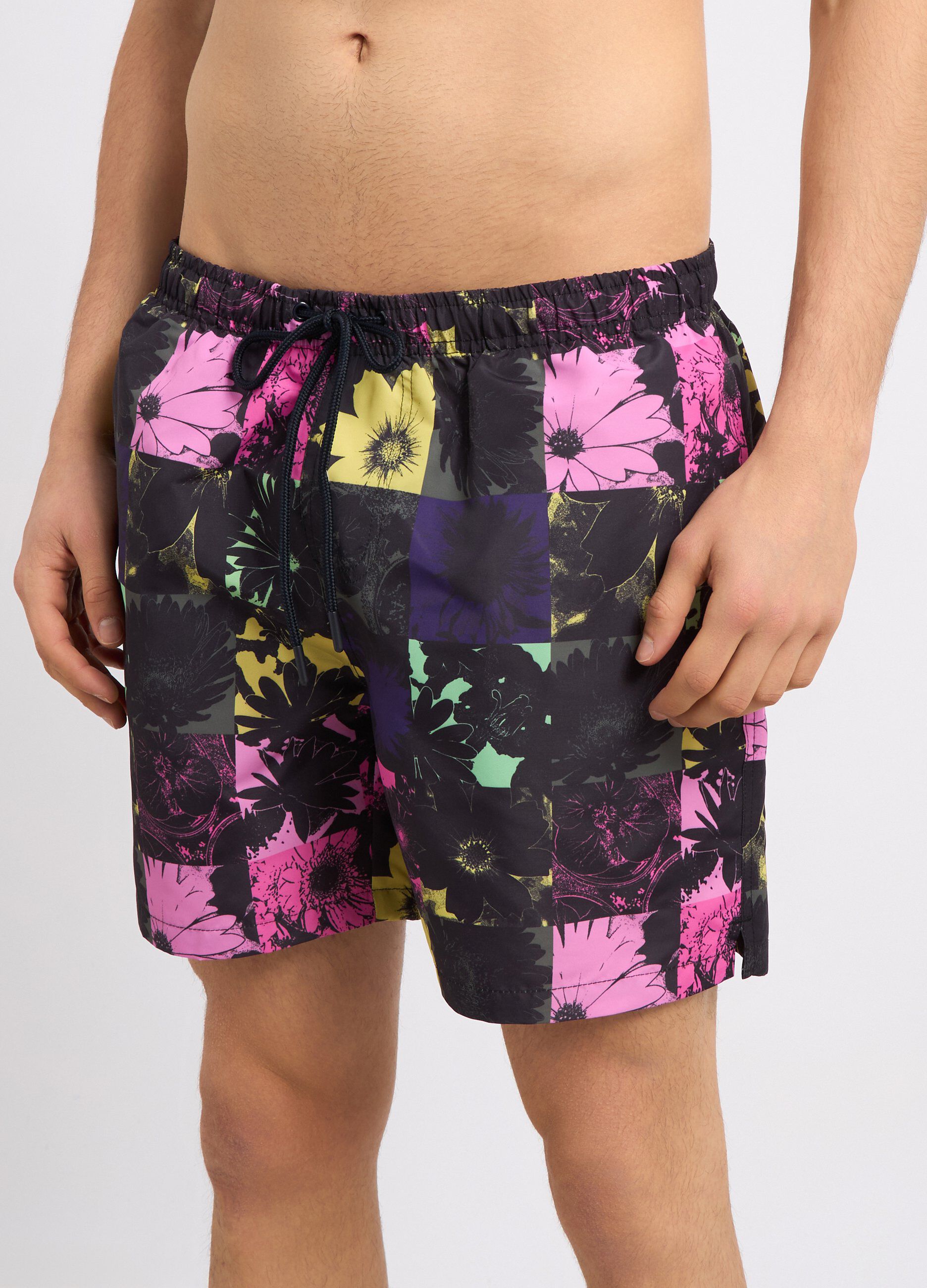 Costume shorts con stampa uomo_2