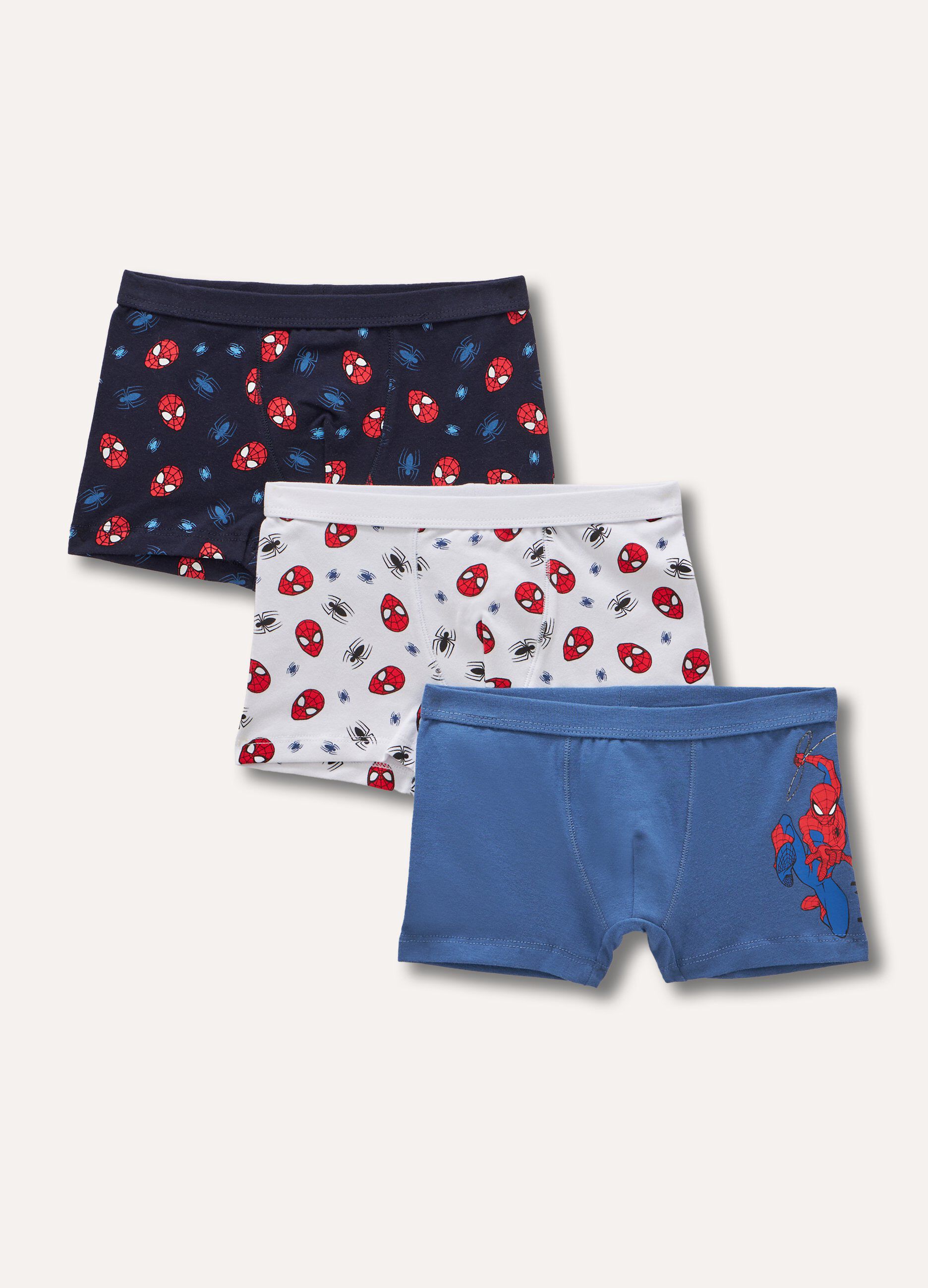 Pack 3 boxer Spider-Man in cotone stretch bambino_0