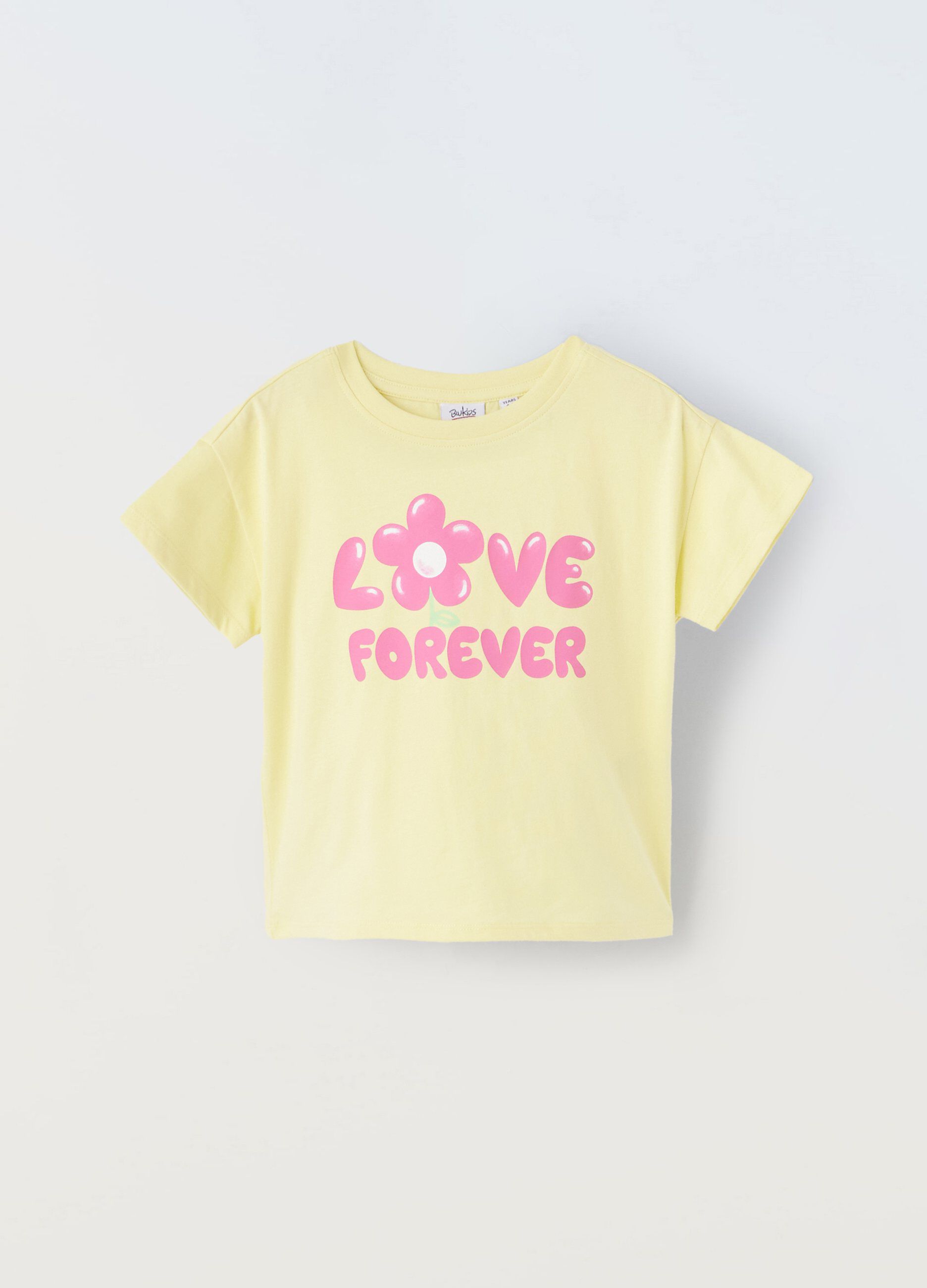 T-shirt in puro cotone bambina_0