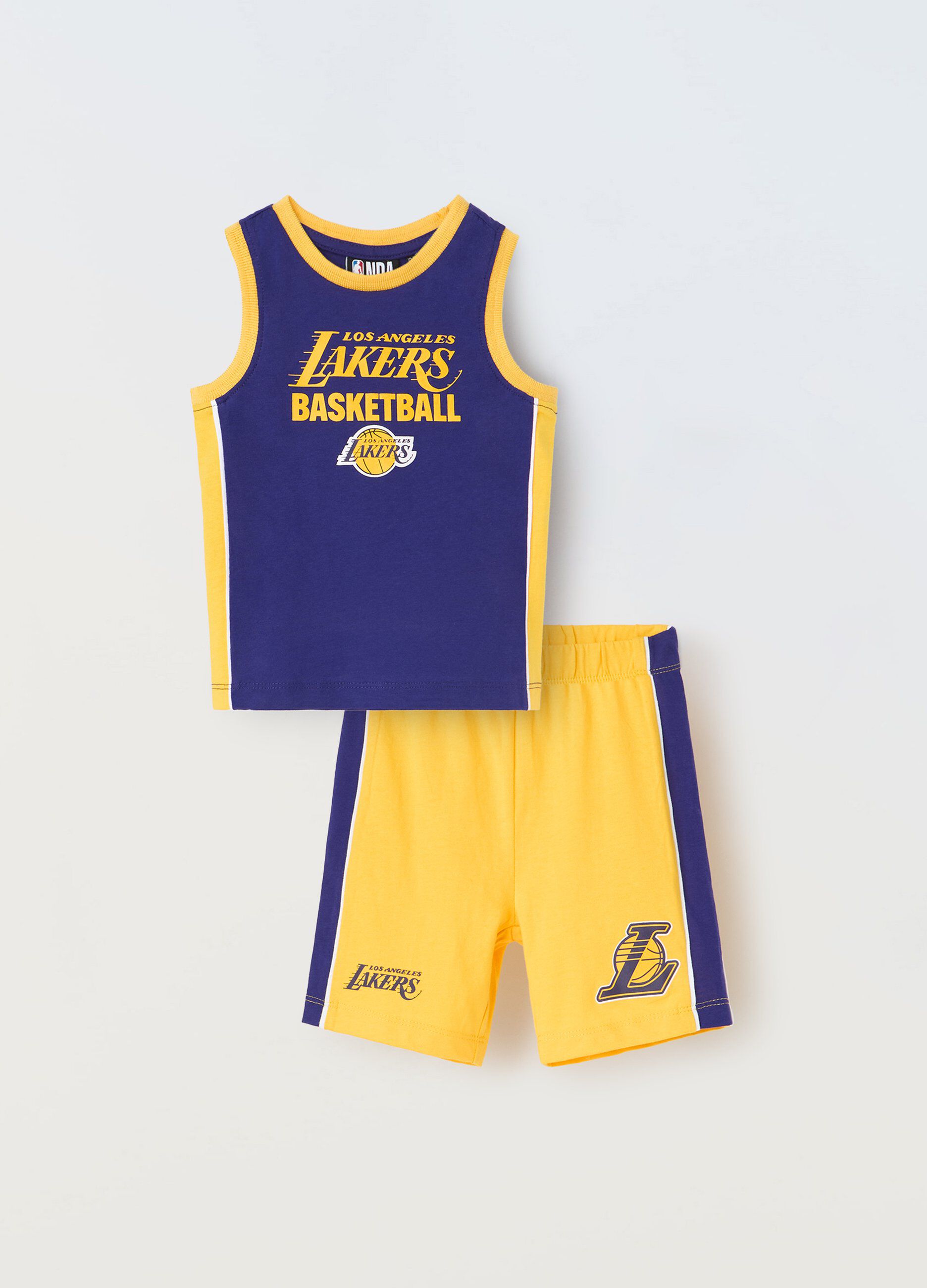 Jogging set in puro cotone NBA neonato_0