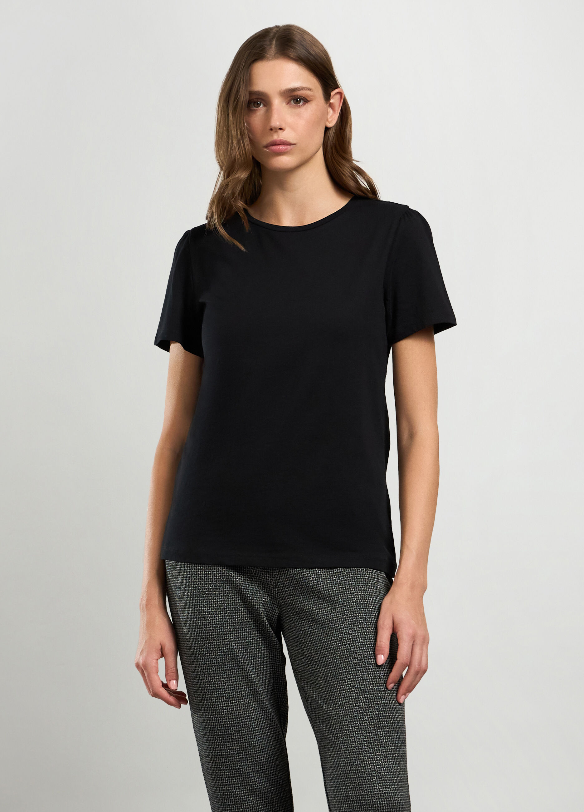 T-shirt in puro cotone donna