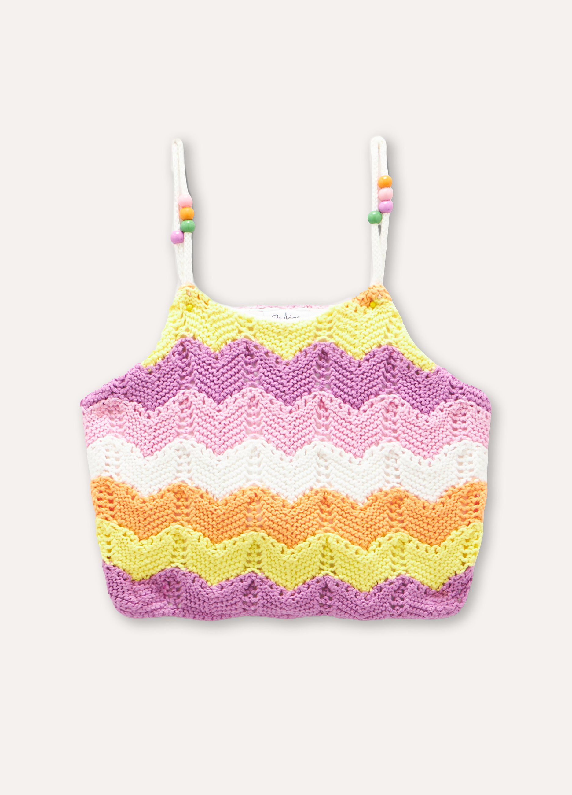 Canotta in puro cotone tricot bambina_0