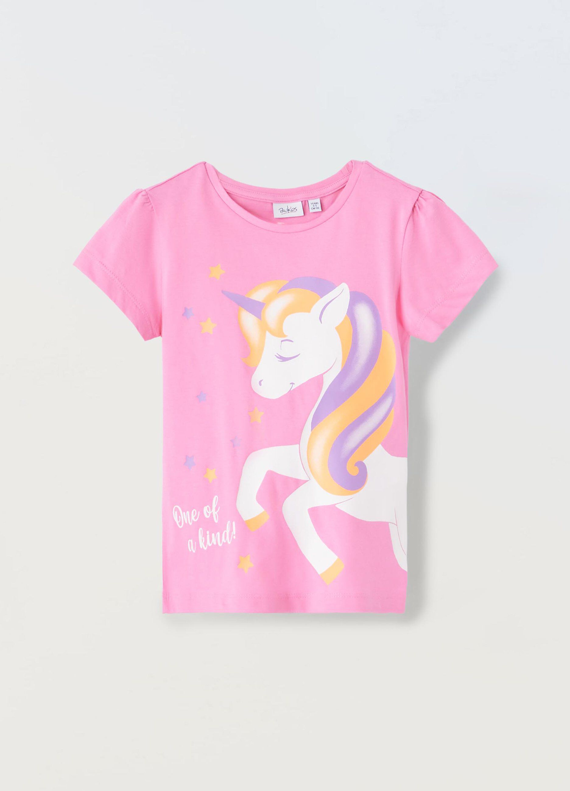 T-shirt in puro cotone bambina_0