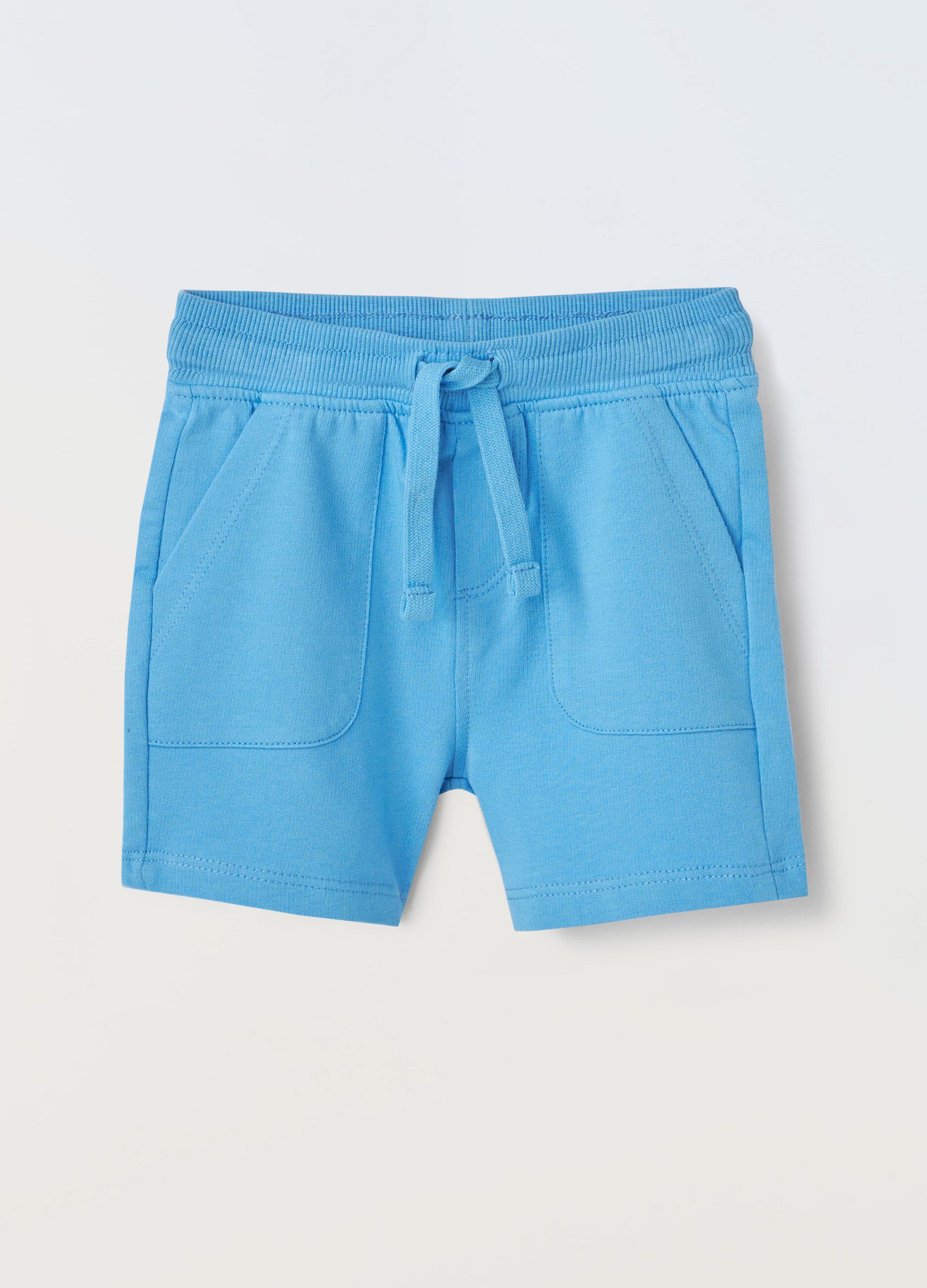 Shorts in puro cotone neonato_0