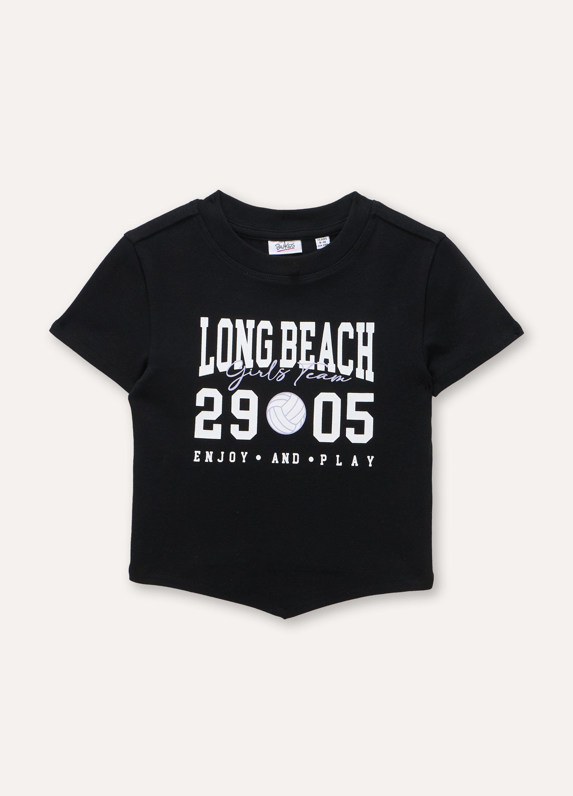 T-shirt in cotone stretch ragazza_0