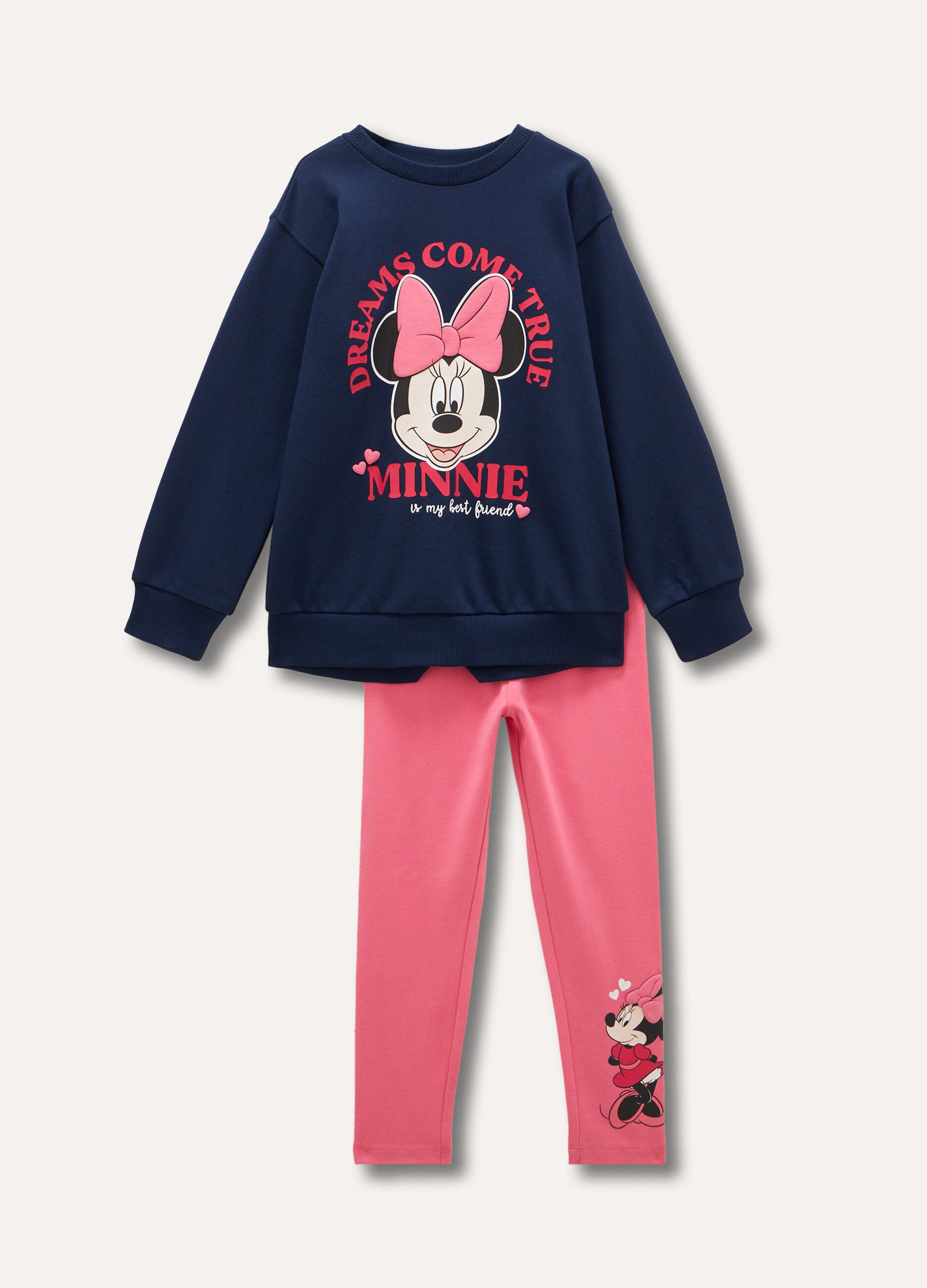 Jogging set in misto cotone bambina_0