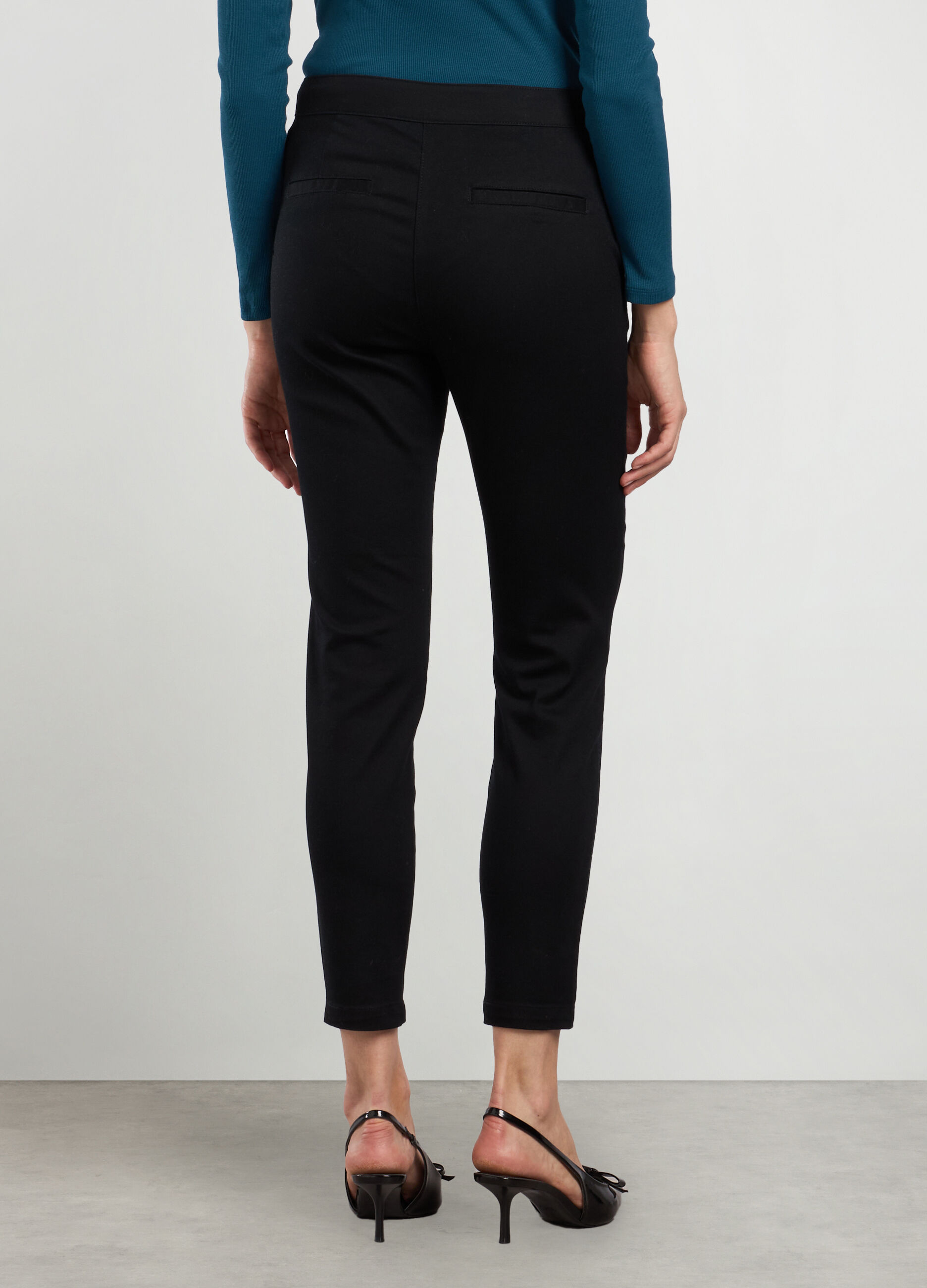 Treggings in misto cotone stretch donna_1