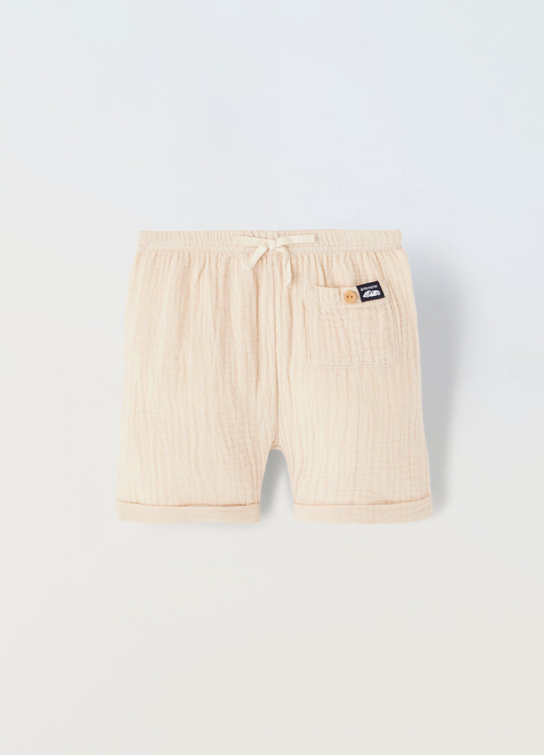 Shorts in puro cotone neonato_0