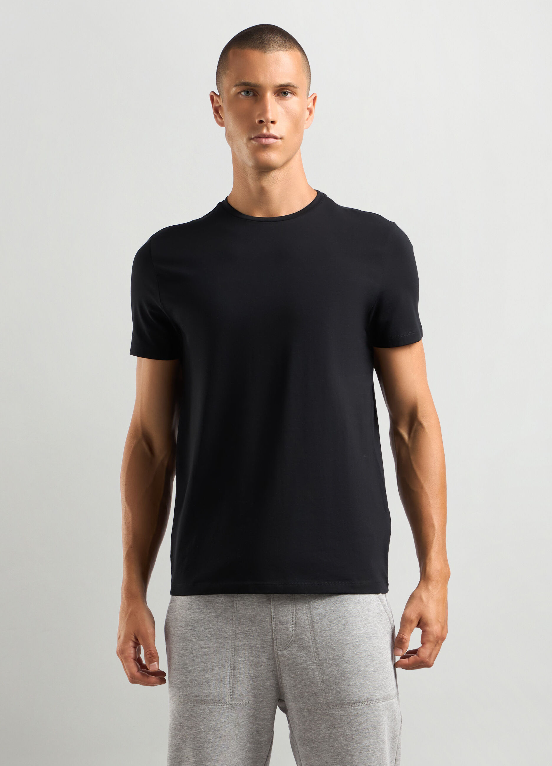 T-shirt in jersey stretch uomo_0